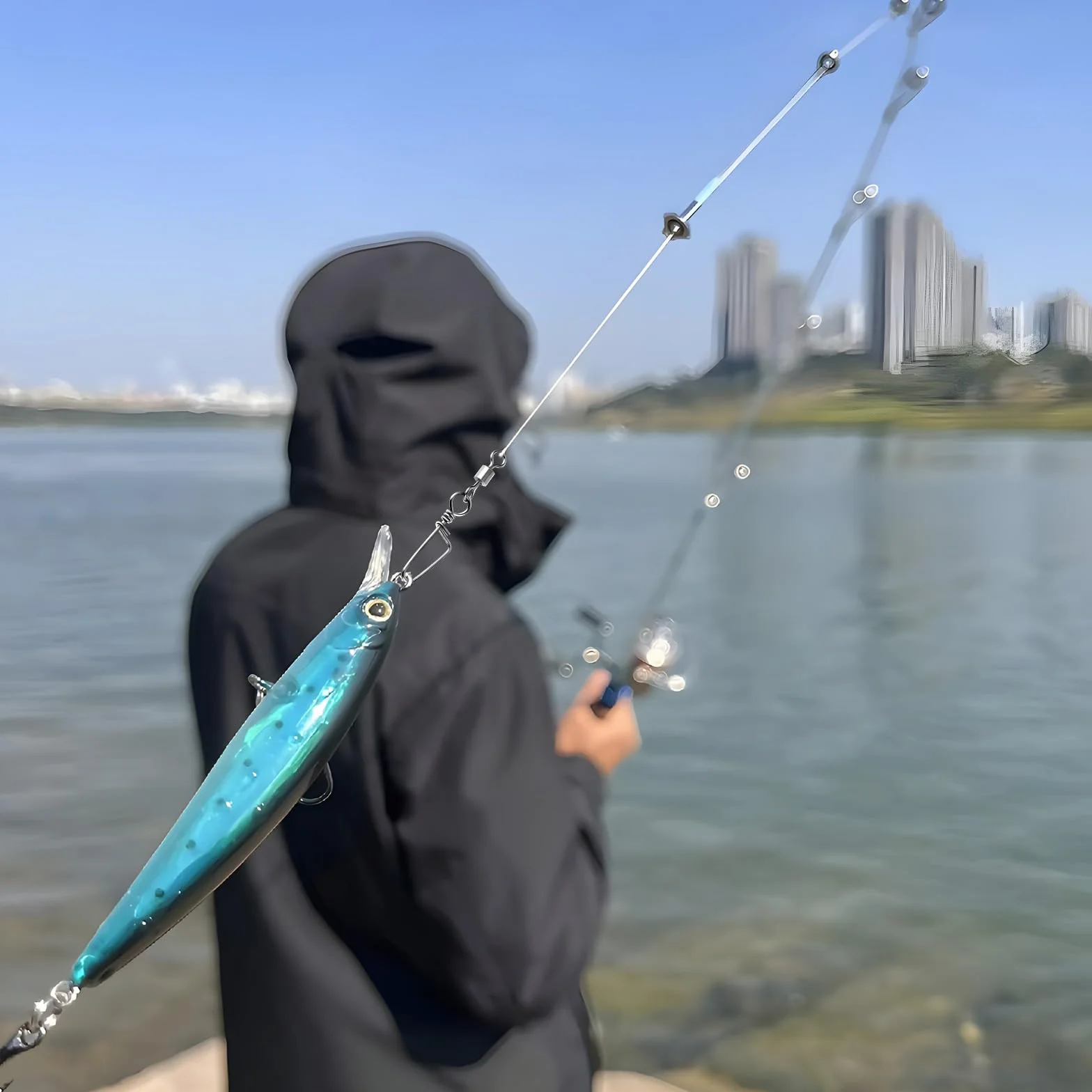 Amaxiu Angel Snap - Juego de 25 clavijas giratorias de alta resistencia, acero inoxidable, conector resistente a la corrosión para agua salada y agua dulce