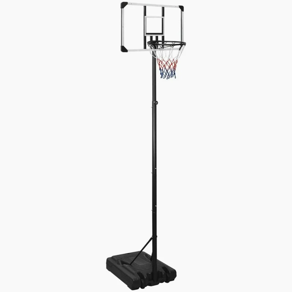 vidaXL Canasta de Baloncesto policarbonato Transparente 280-350 cm