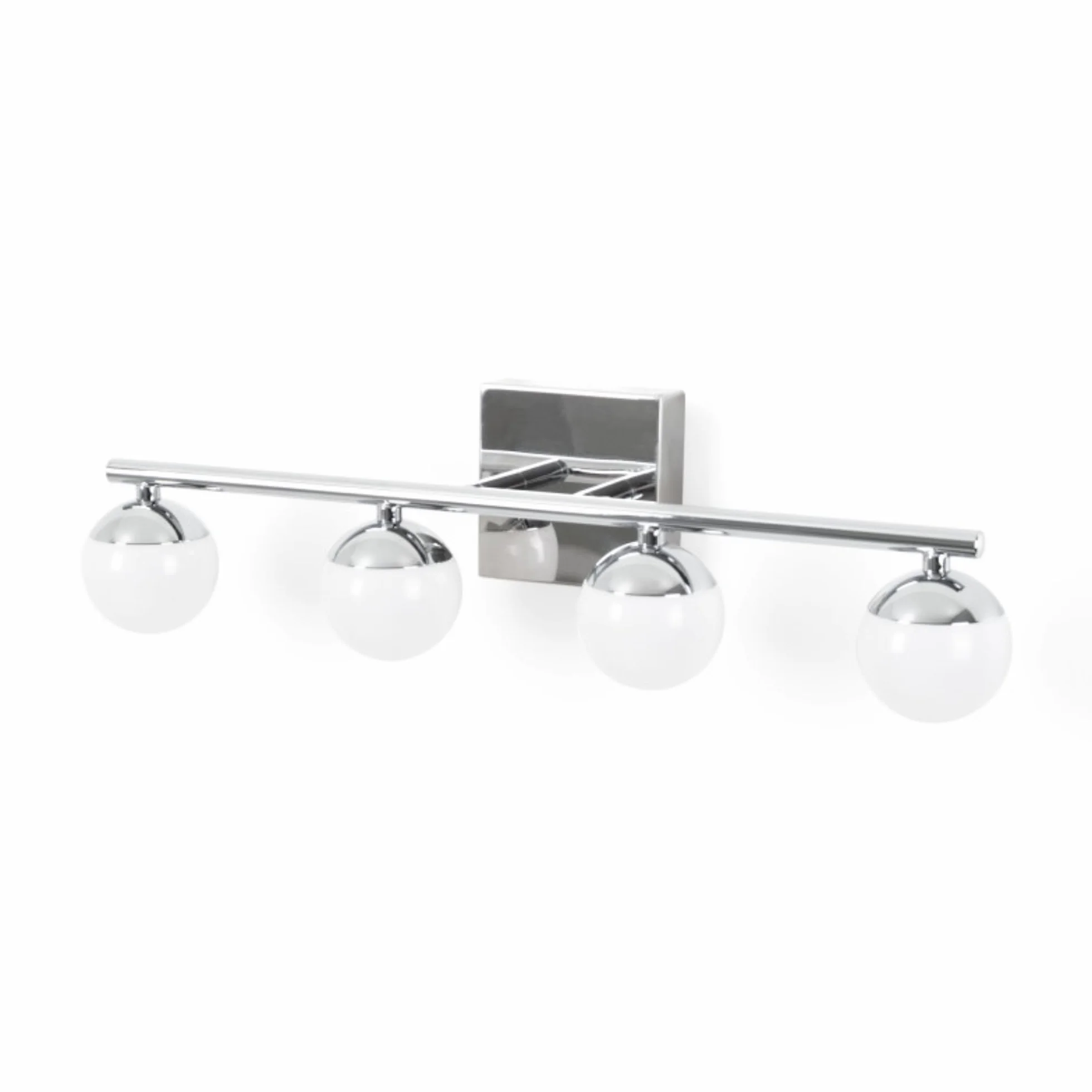 BARCELONA LED Aplique Baño Cromado 12W IP44 4000K 49cm Lámpara Pared