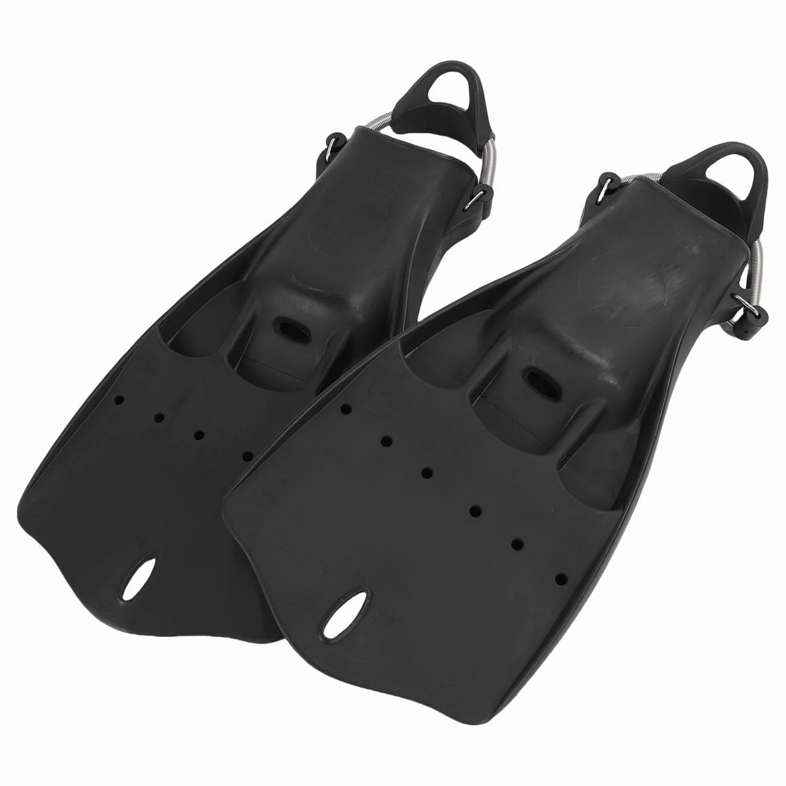 RiToEasysports Aletas de Buceo 2 Piezas con Hebillas Ajustables de Resorte, Aletas de Goma para Snorkel para Natación, Freediving