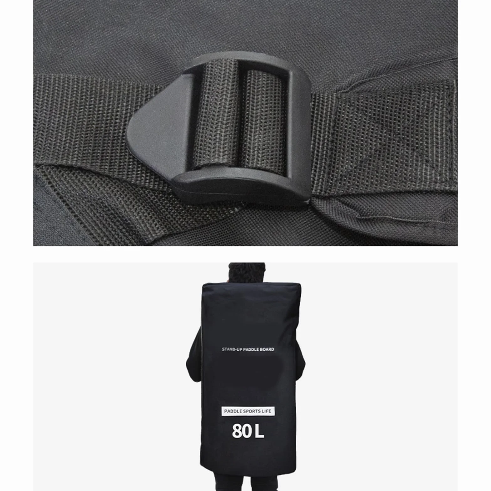1. Mochila inflable de gran capacidad para tabla de surf, bolsa seca portátil con bolsillo lateral, mochila portátil para tabla de surf, bolsa de viaje con bolsillo lateral pequeño