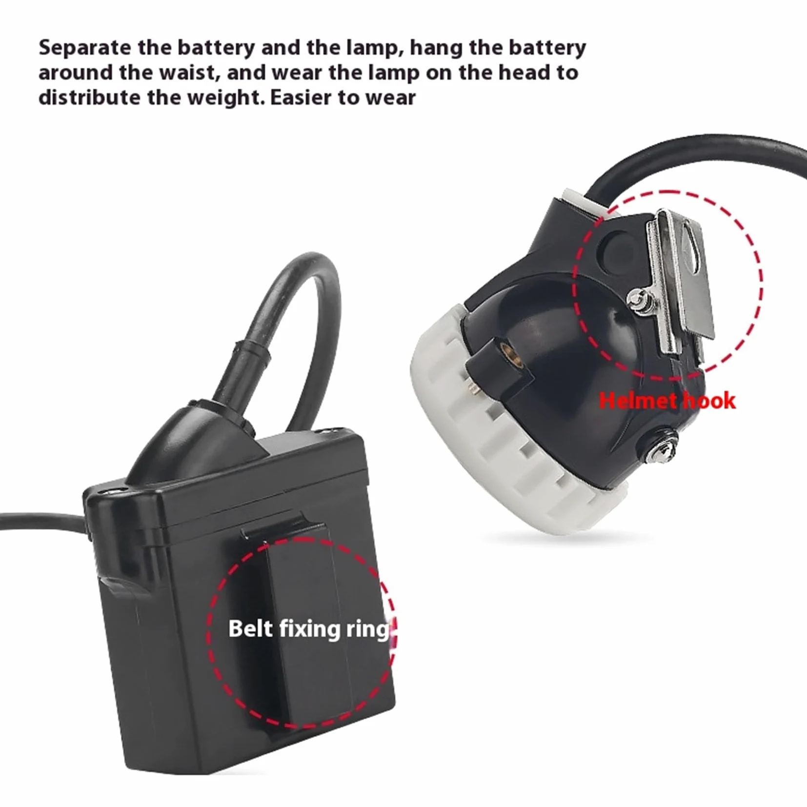 Linterna LED recargable impermeable a prueba de explosiones para minería de carbón subterráneo