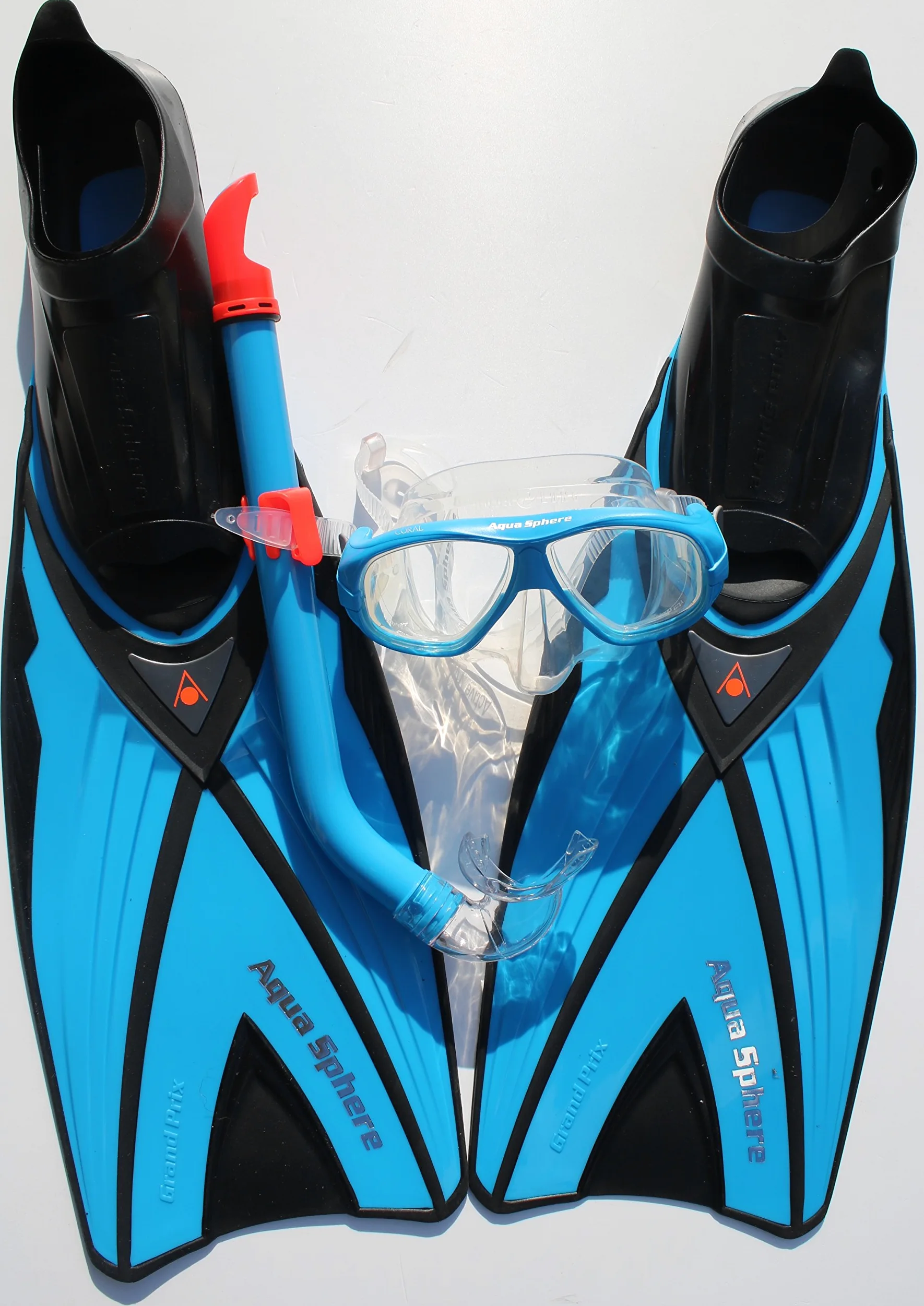 1900101012 Aqua Sphere completo aletas, gafas, boccalio