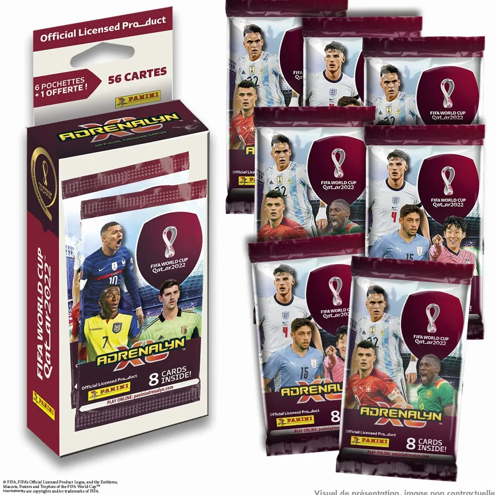 Panini Copa Mundial Qatar de la FIFA 2022 Adrenalyn XL - Blister 6+1 bolsa de regalo 004287KBF7