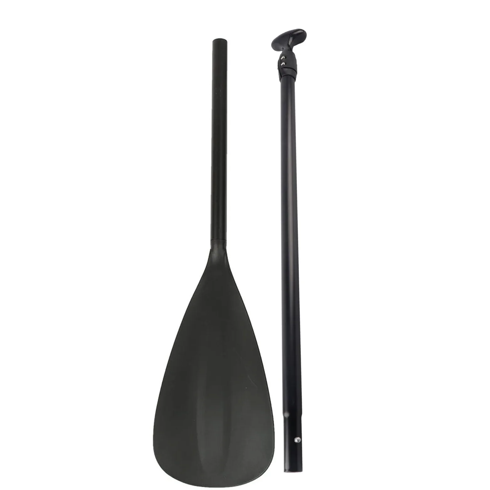 aqxreight Remo de Remo Extensible Negro Desmontable para Tabla de de Pie, Kayak, Surf, Eje de Aluminio con en T Antideslizante, Agarre Ergonómico