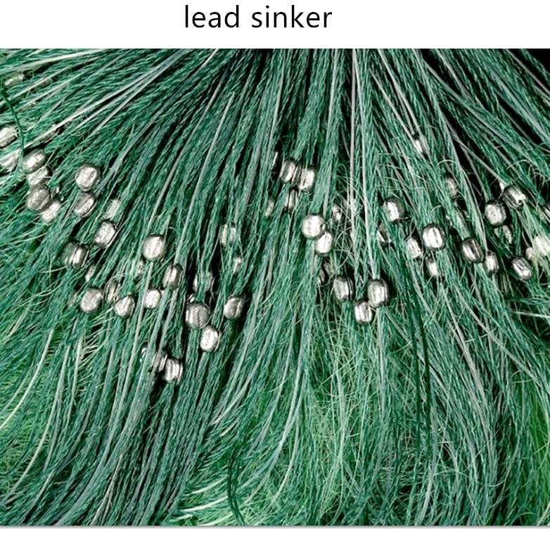 Redes de Pesca Profundidad de 1.5m Red de Pesca Legnth 22m Network de Pesca 3 Capas Monofilament Nylon Nets 20 mm-70 mm Herramienta de Pescado al Aire Libre Red De Flotador(Mesh 30mmx30mm)