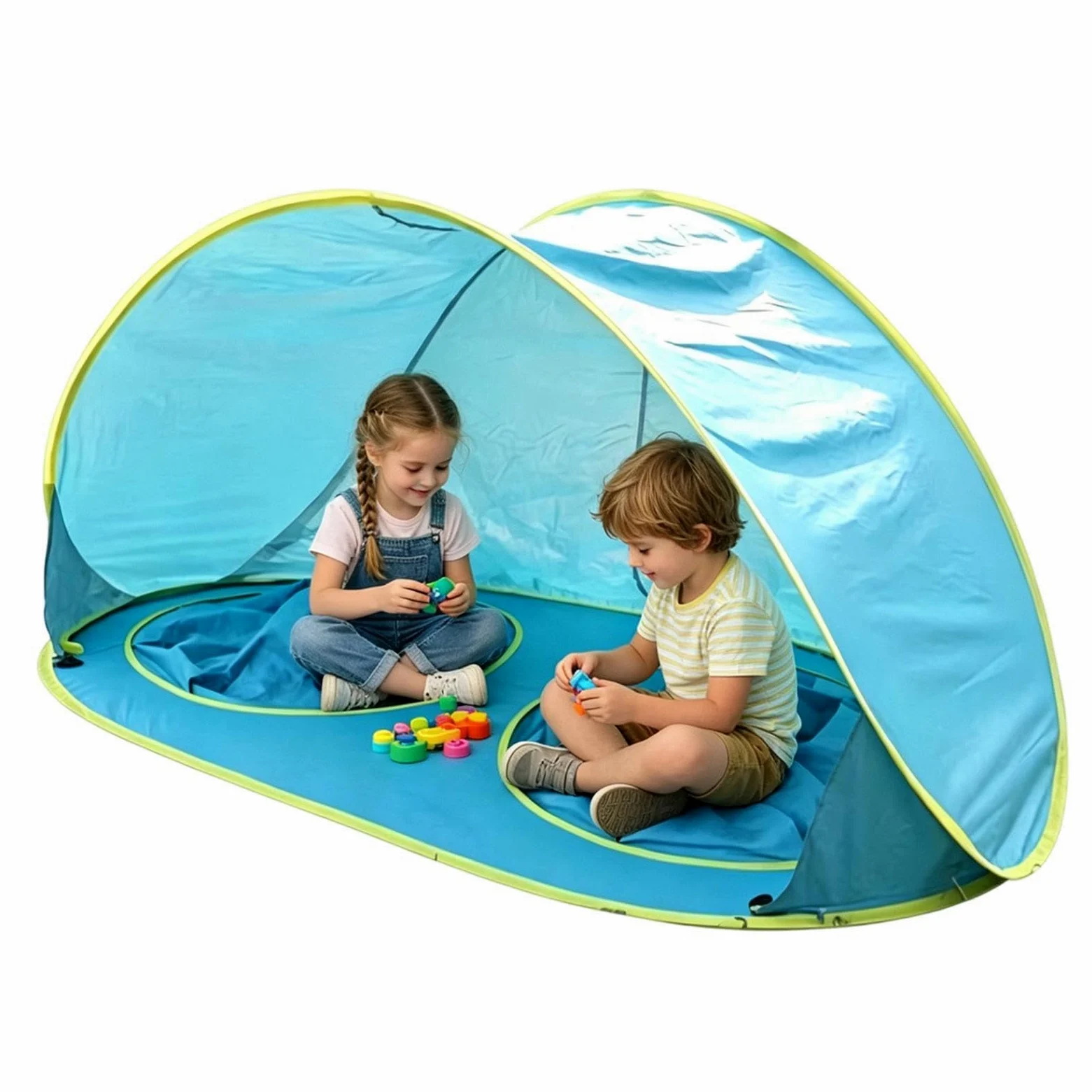 Tienda de Playa para Niños Protección Solar UV contra el Sol | Pop-Up para Playa para Campamento de Verano, Natación, Jardín y Guardería