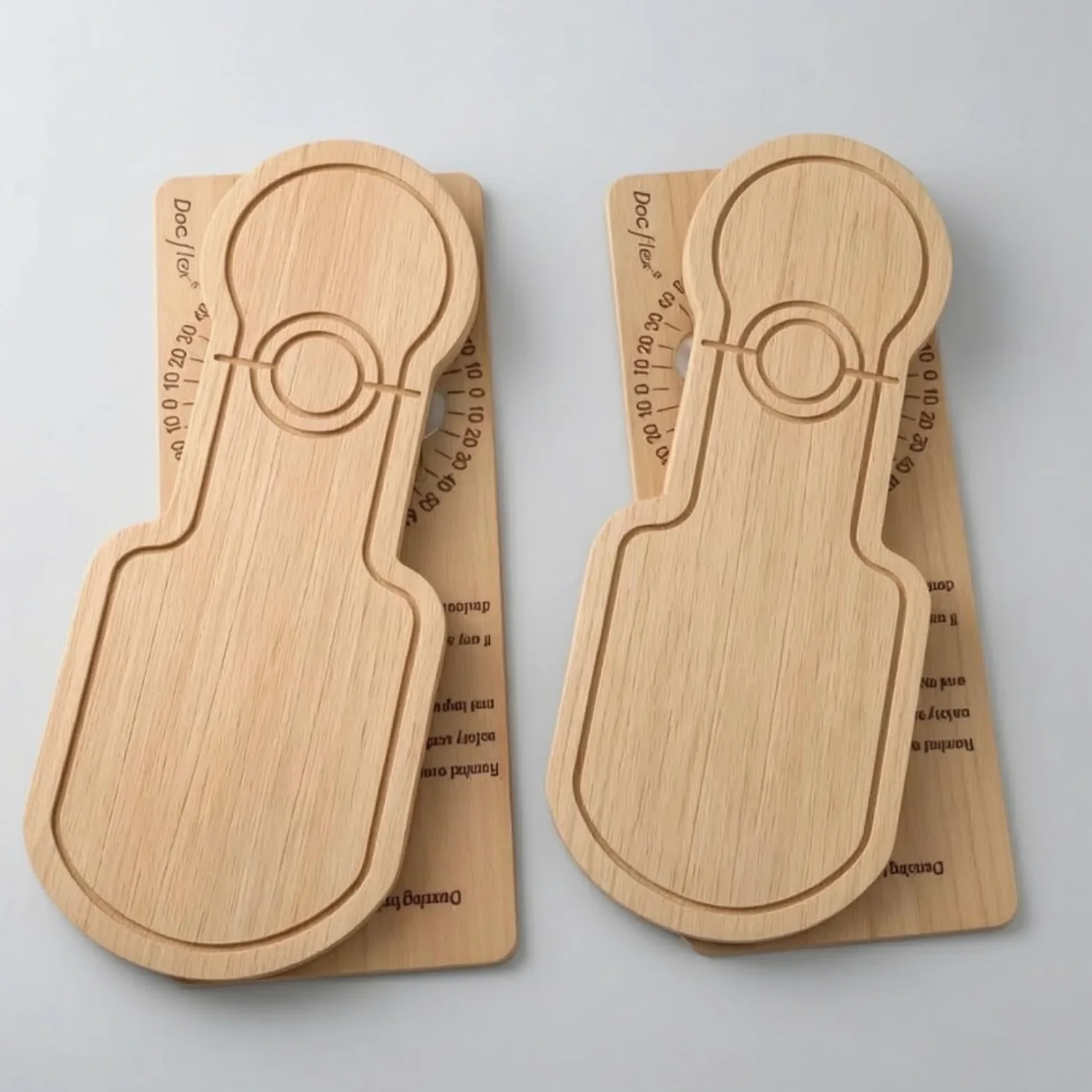 rockible Foot Arch Tablero de Entrenamiento para Arco Plantar de Equilibrio Tabla de Estiramiento Soporte de Rehabilitación Madera Duradera con Marcaciones de