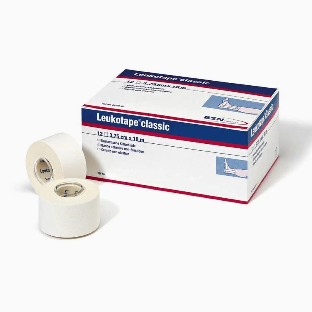 BSN Leukotape Classic 3,75 cm x 10 m, color blanco, 1er Pack (1 x 12 unidades)