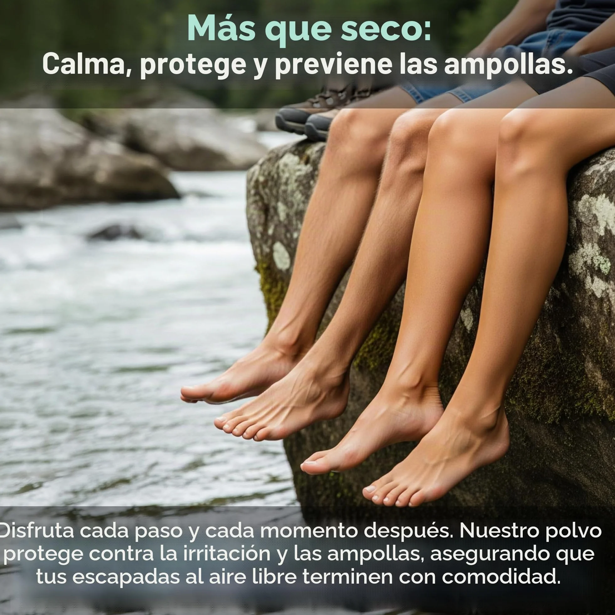 Lumi Outdoors Desodorante Natural para Zapatos y Polvo para Pies, Eucalipto Limón