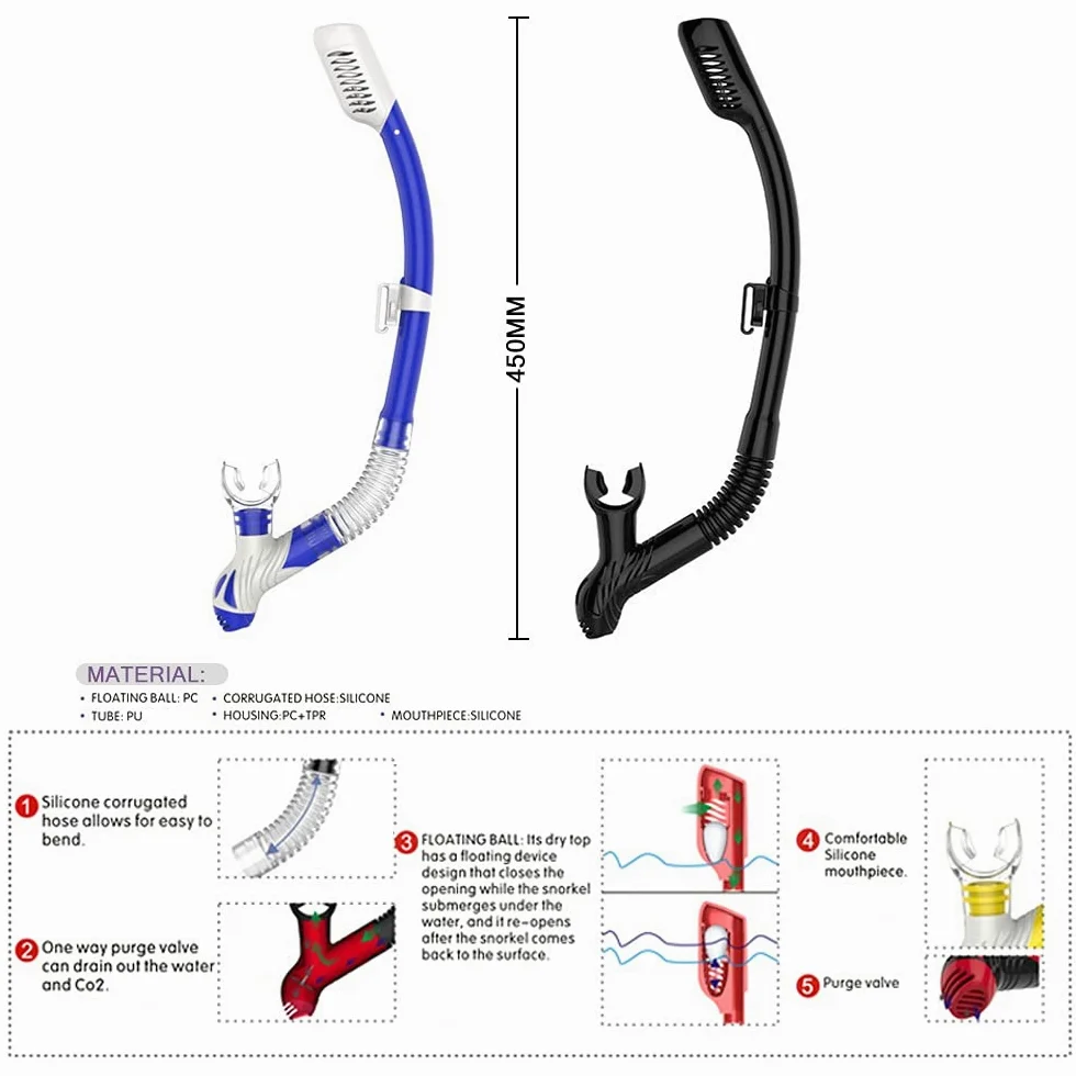 Aletas Gafas Protectoras Gafas de Snorkel Juego de Aletas Juego de Buceo Gafas de Snorkel Aletas de natación Paquete de Equipo de Snorkel