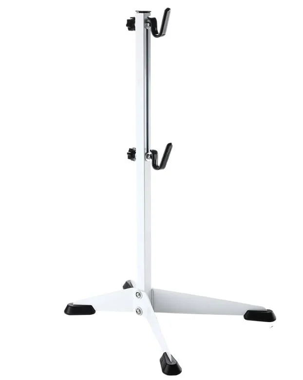 Soporte Bicicleta Estacionamiento de Bicicletas Desmontable Soporte de Almacenamiento de Bicicletas en Garaje Interior Soporte de reparación de Bicicletas Soporte Bicicletas Suelo(White)