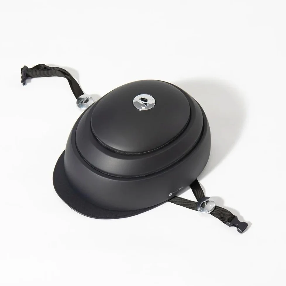 CLOSCA. Casco Plegable de Bicicleta. Casco de Bicicleta para Adulto con Visera. Casco Certificado de Bici y Patinete eléctrico. para Mujer y para Hombre.