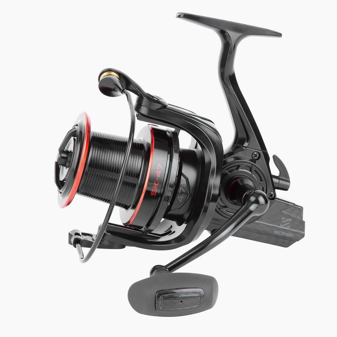 SONIK SK47 7000 - Carrete largo de aluminio para pesca de carpas
