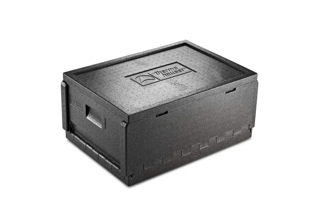 thermohauser Caja térmica EPP Vario Universal, negro, con tapa, 71,5 L, 68,5 x 48,5 x 32,0 cm