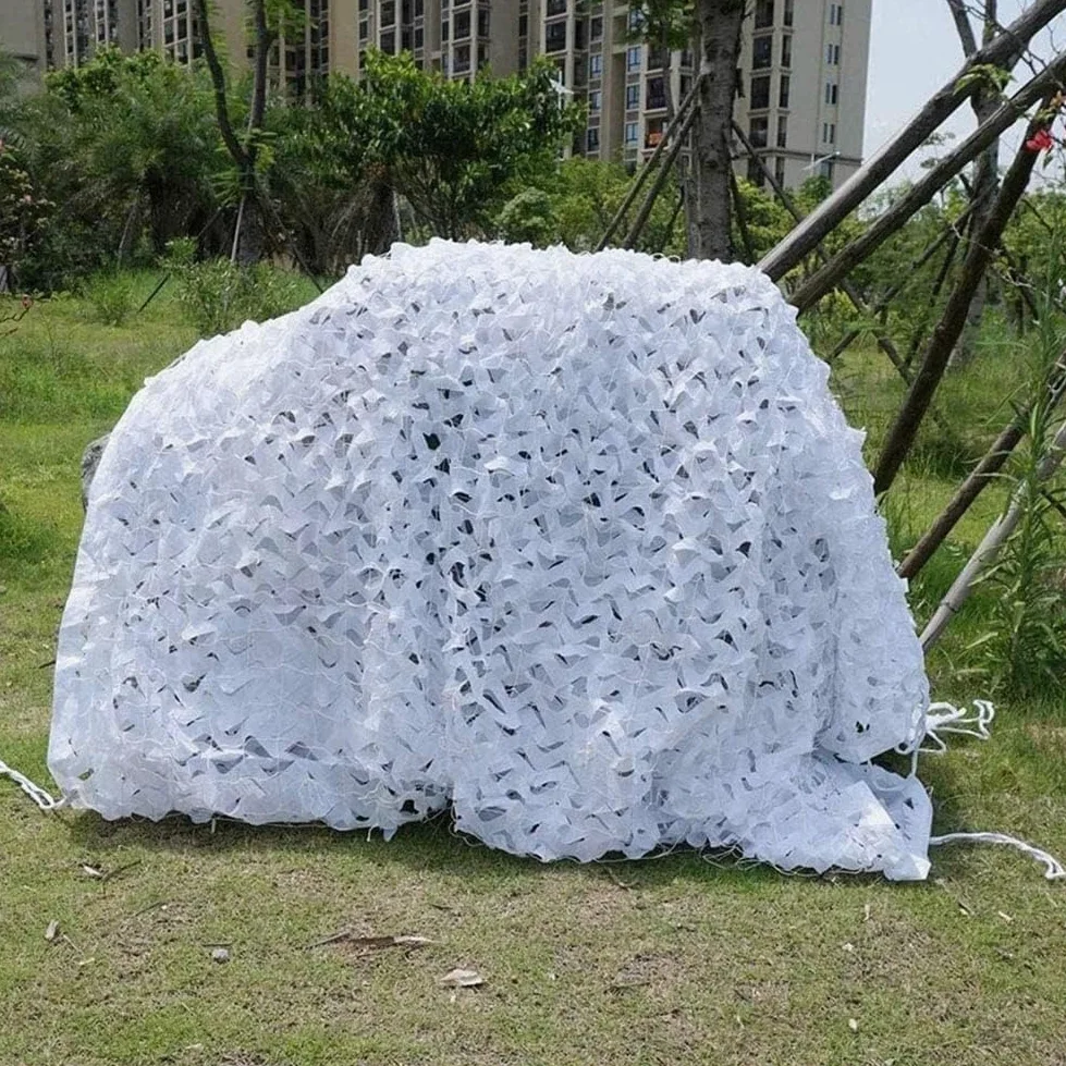 MekUk Malla Camuflaje Camuflaje, Red De Camuflaje Del Ejército 10X10M Cubierta De Caza for La Selva Al Aire Libre Ocultar La Observación De Aves Pantalla De Privacidad para Caza Parasol Decoración Val