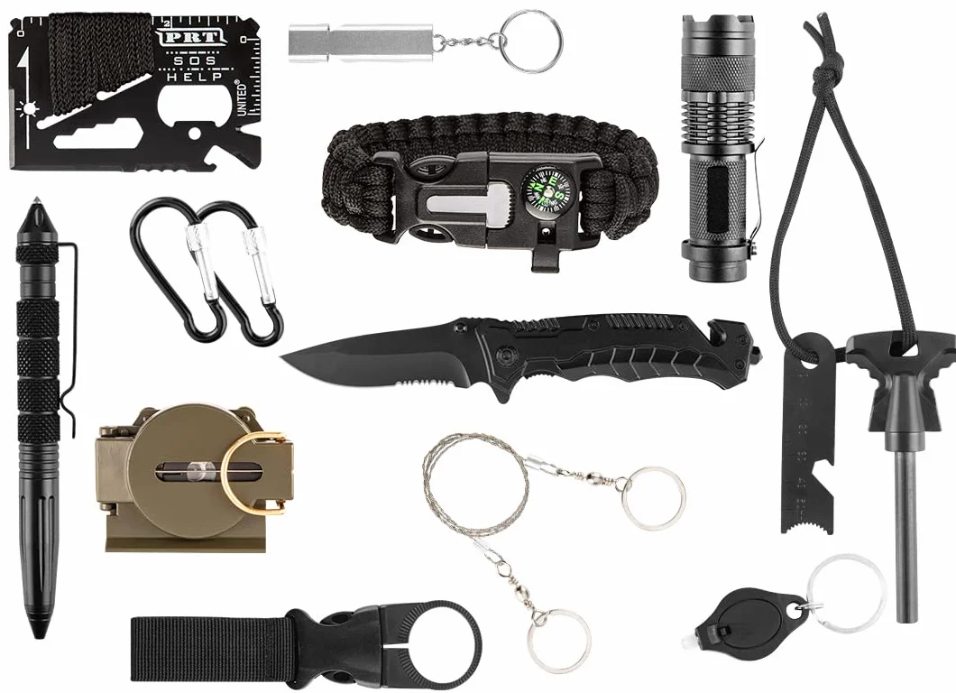 NEO TOOLS Kit de supervivencia regalos para hombres papá novio - regalos padre marido día del padre, ideas regalos de cumpleaños hermano, equipo de supervivencia al aire libre