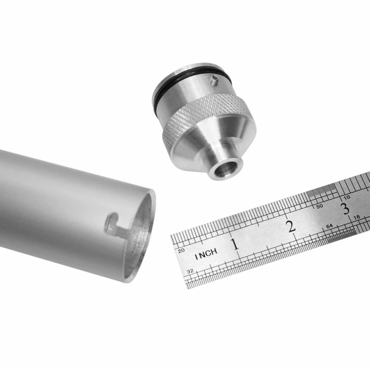 Inyector de aluminio para cebo de plastisol de plástico suave, forma señuelo de pesca, 7 onzas y 9.5 onzas