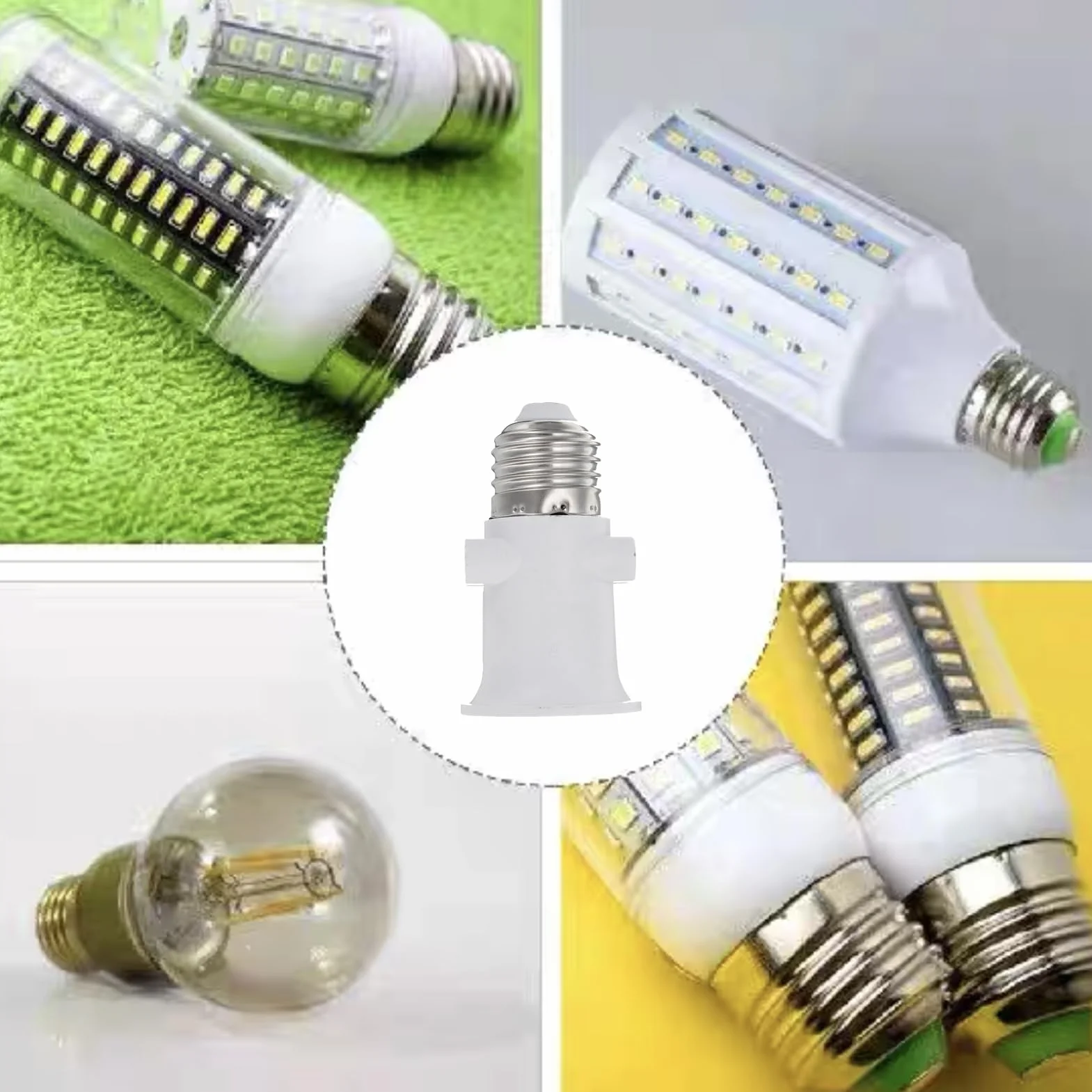 Casquillo Adaptador E27 Base de Zócalo LED para Lámpara