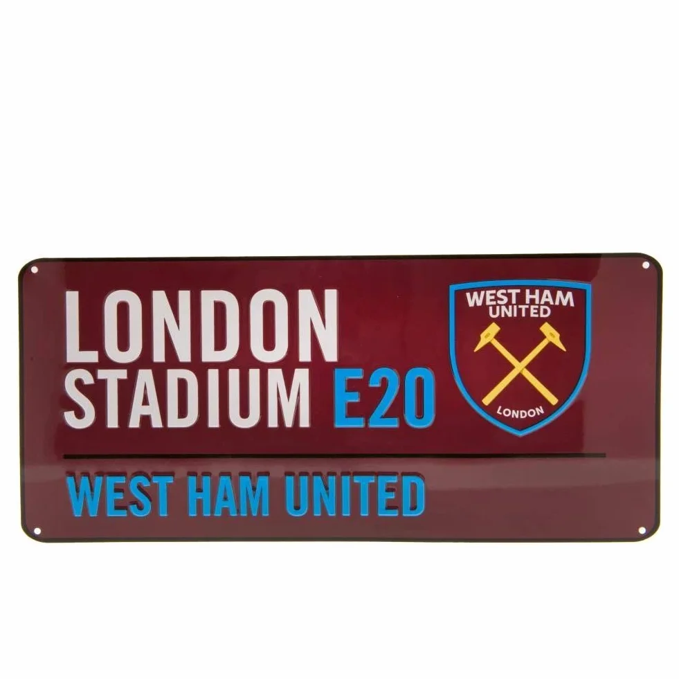 West Ham Colour Street Sign marca West Ham