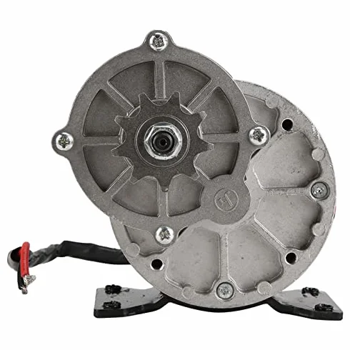 MY1025Z2 Motor Eléctrico Reducción Engranajes 12V 250W Piñón 9 Dientes 8.9:1 para Bicicleta Eléctrica Scooter