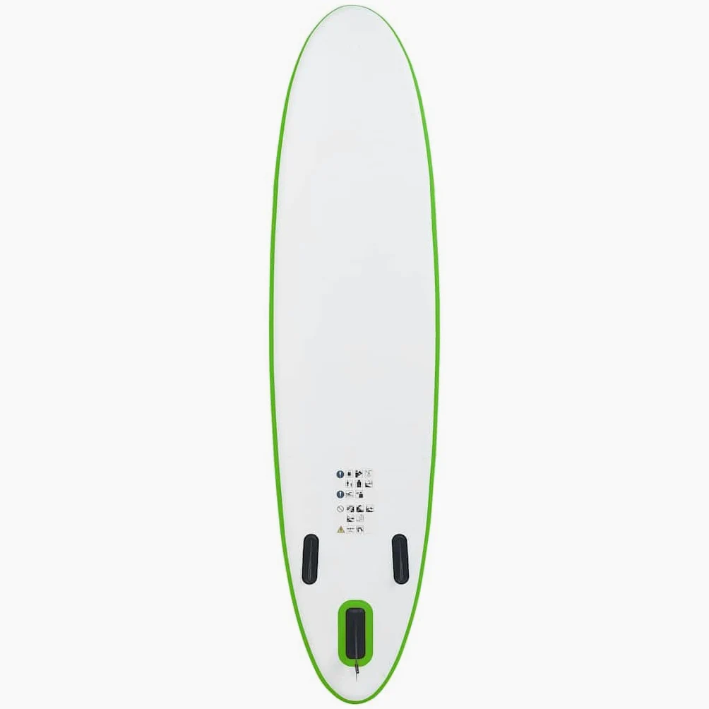 Juego de Tabla de Paddle Surf Hinchable Verde y,Deportes,Actividades al Aire Libre,Deportes acuáticos y navegación Deportiva,Surf,Paddleboards,11.8kg-92732