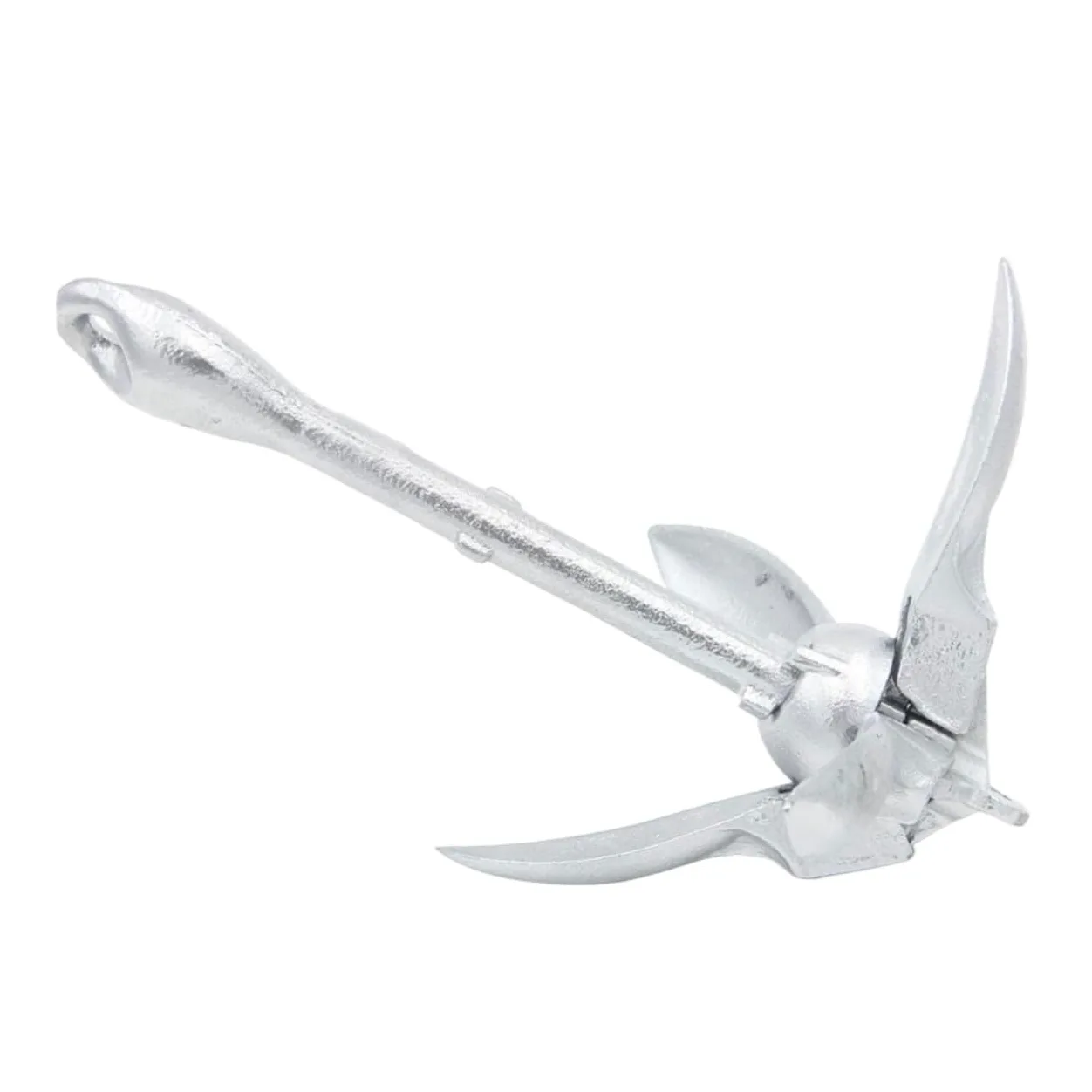 Ancla de rezón plegable Ancla de acero inoxidable pulido con rezón for embarcaciones. Ancla de garra. Ancla plegable, herrajes de anclaje for anclaje con rezón for embarcaciones Cómoda y portátil, esp