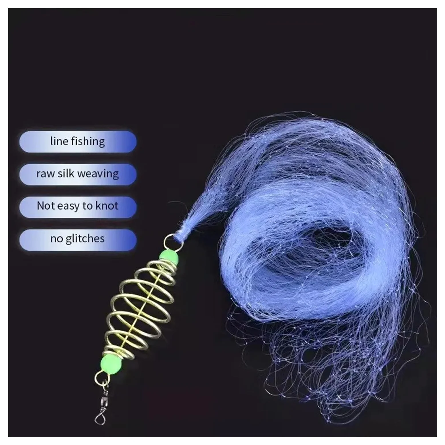 Redes De Pesca Floating Fishing Throwing Net | Bottom Fish Explosion Hook Nets