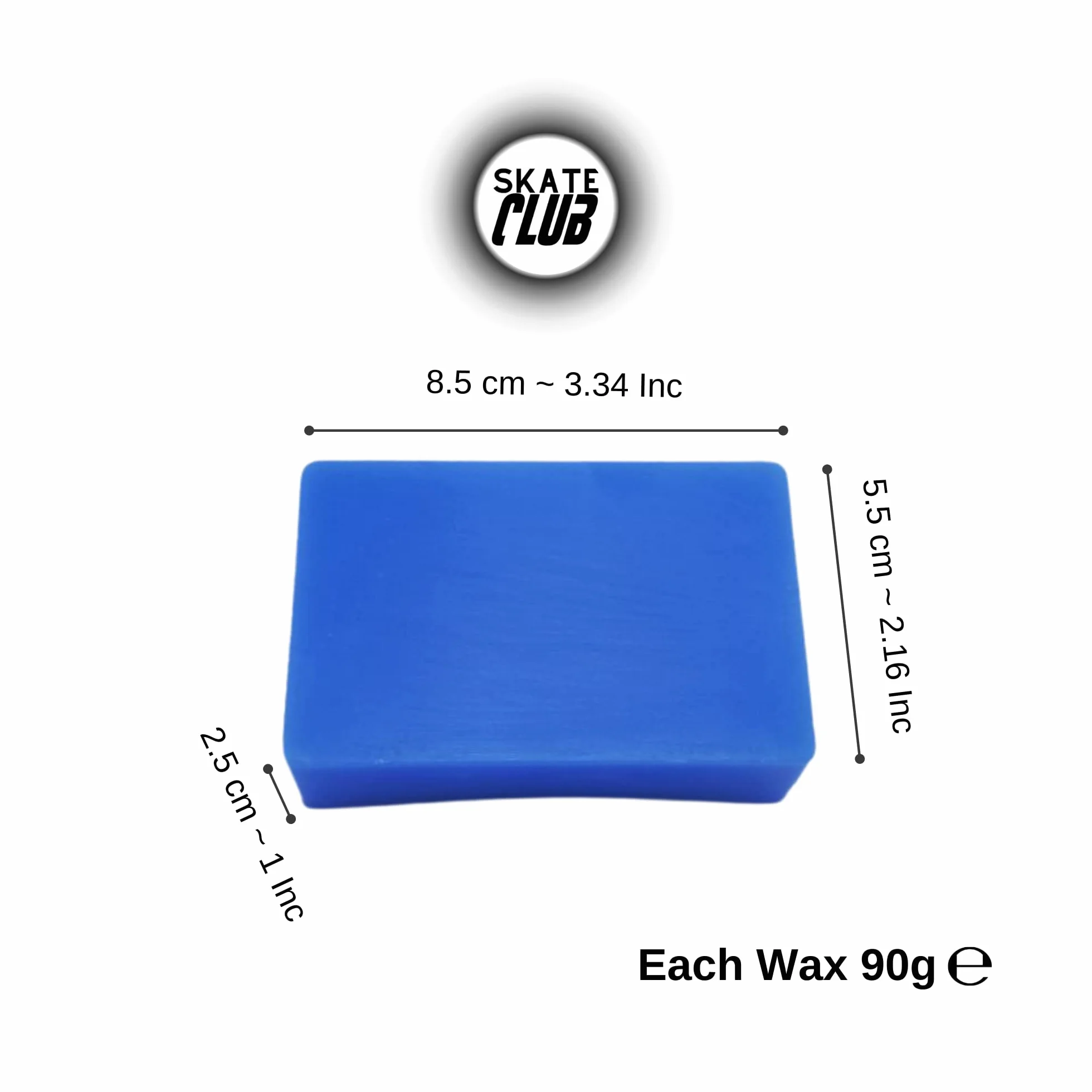 Skate Club Cold Wax Cera para ESQUÍ Y Snowboard, UNİSEX, Azul, 963