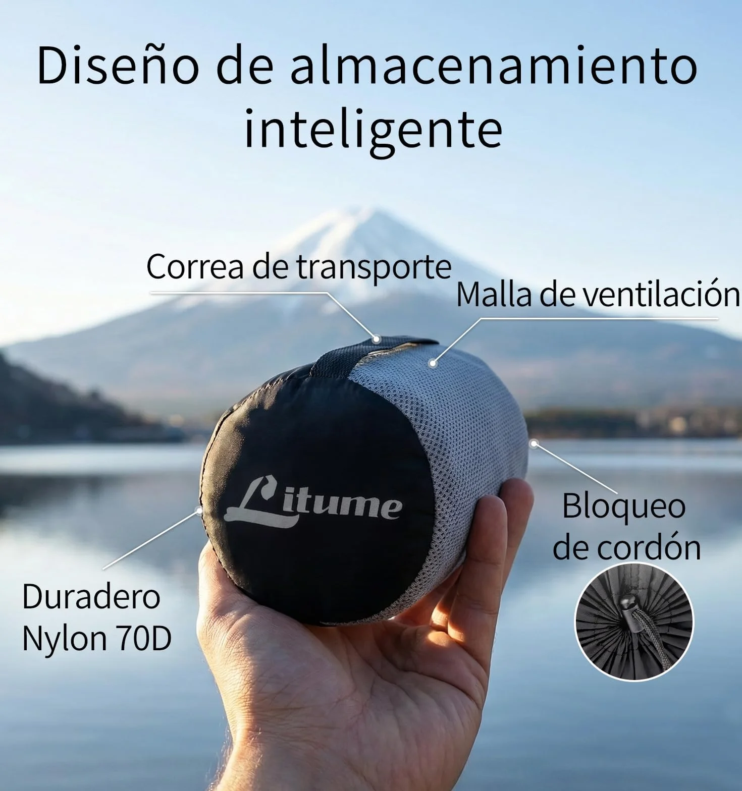 Litume Manta de Viaje Ligera y Transpirable, 170 x 122 cm Suave Manta de avión para viajeros, sábana de Camping Plegable con Saco de Cosas para Tren, Campamento, Viajes (Velvet, E650)