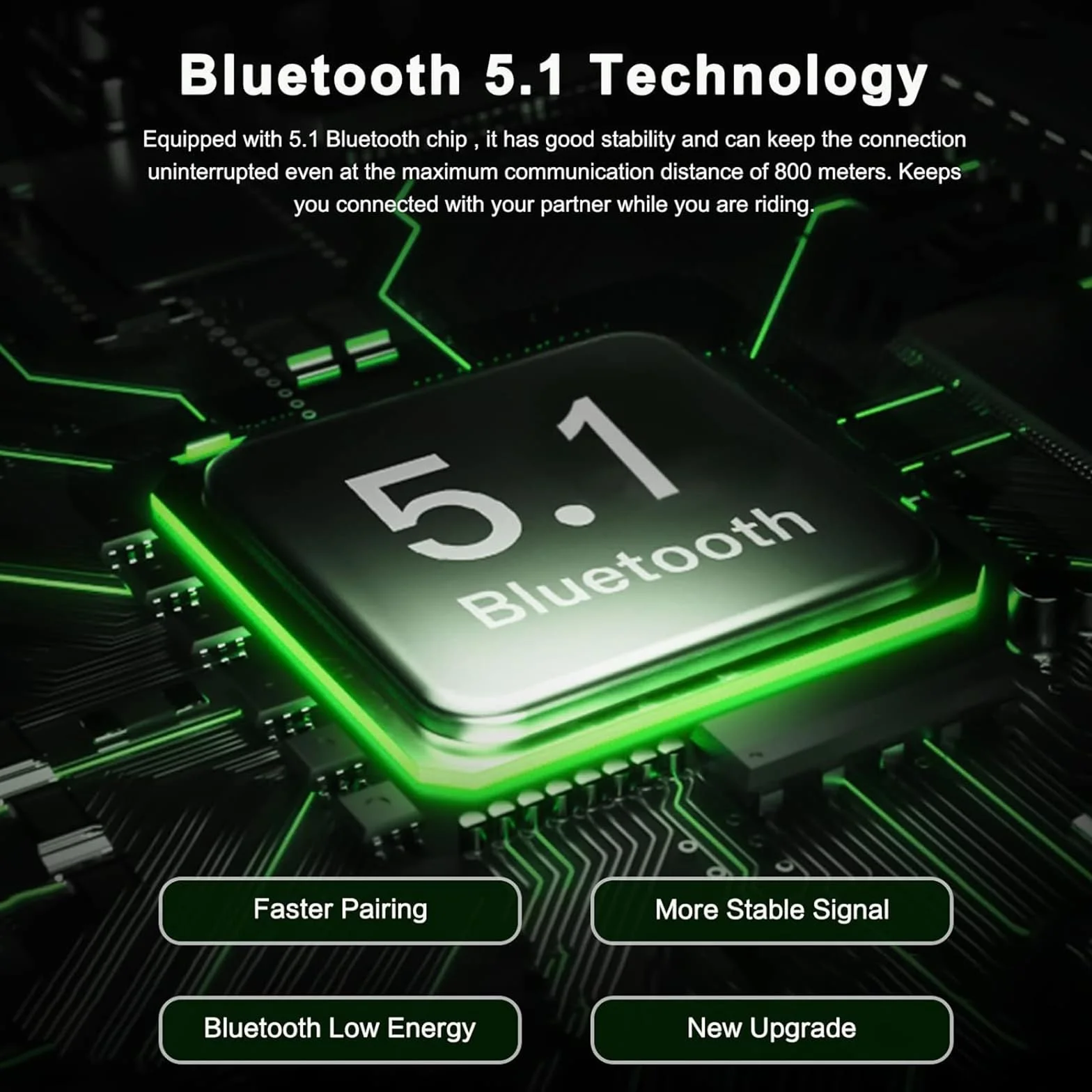EJEAS FBIM Profesional Sistema de Comunicación con Intercomunicador Bluetooth 1500M 4 Personas Reducción de Ruido CVC Brazalete 2 Paquete