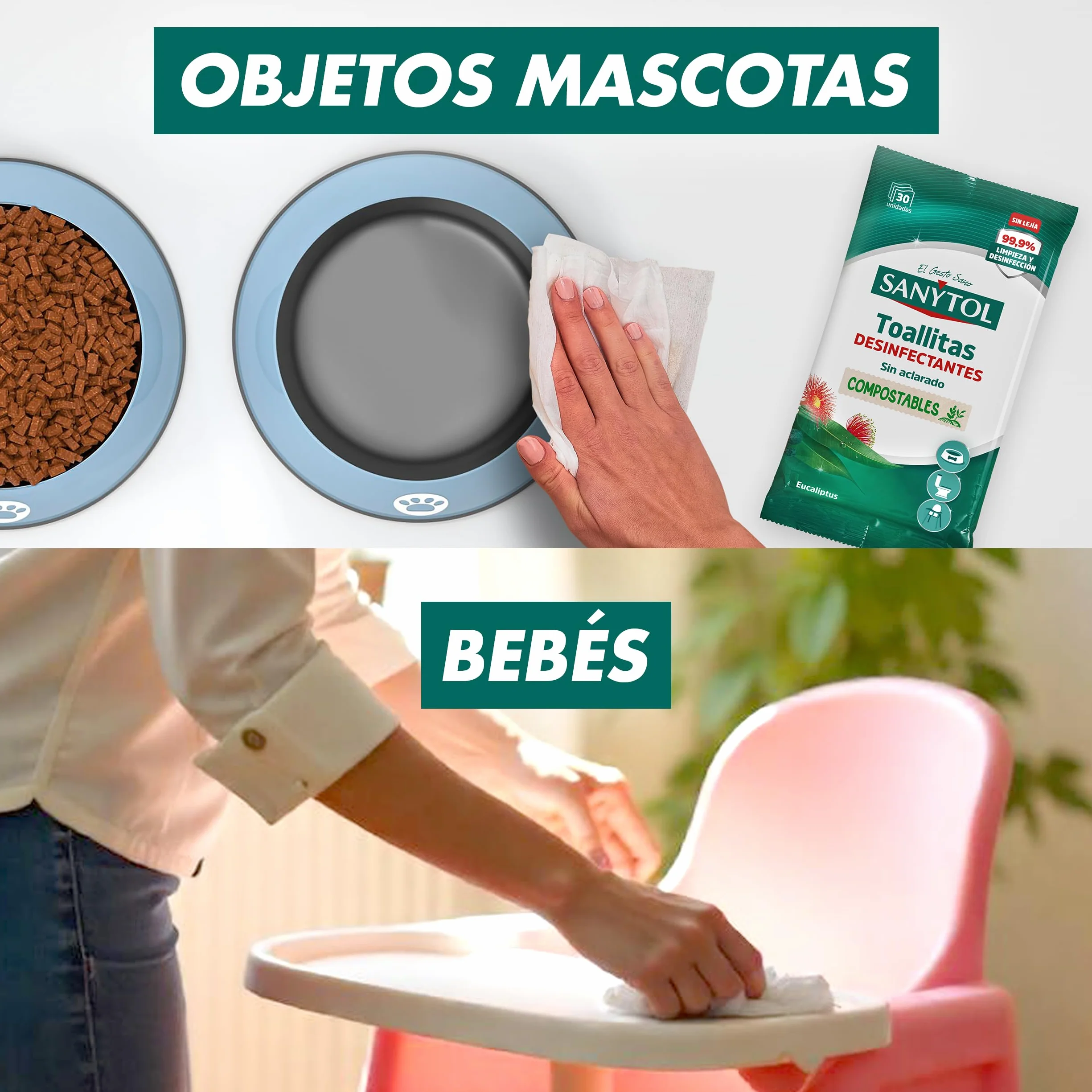 Sanytol Desinfectantes Multiusos Toallitas 30