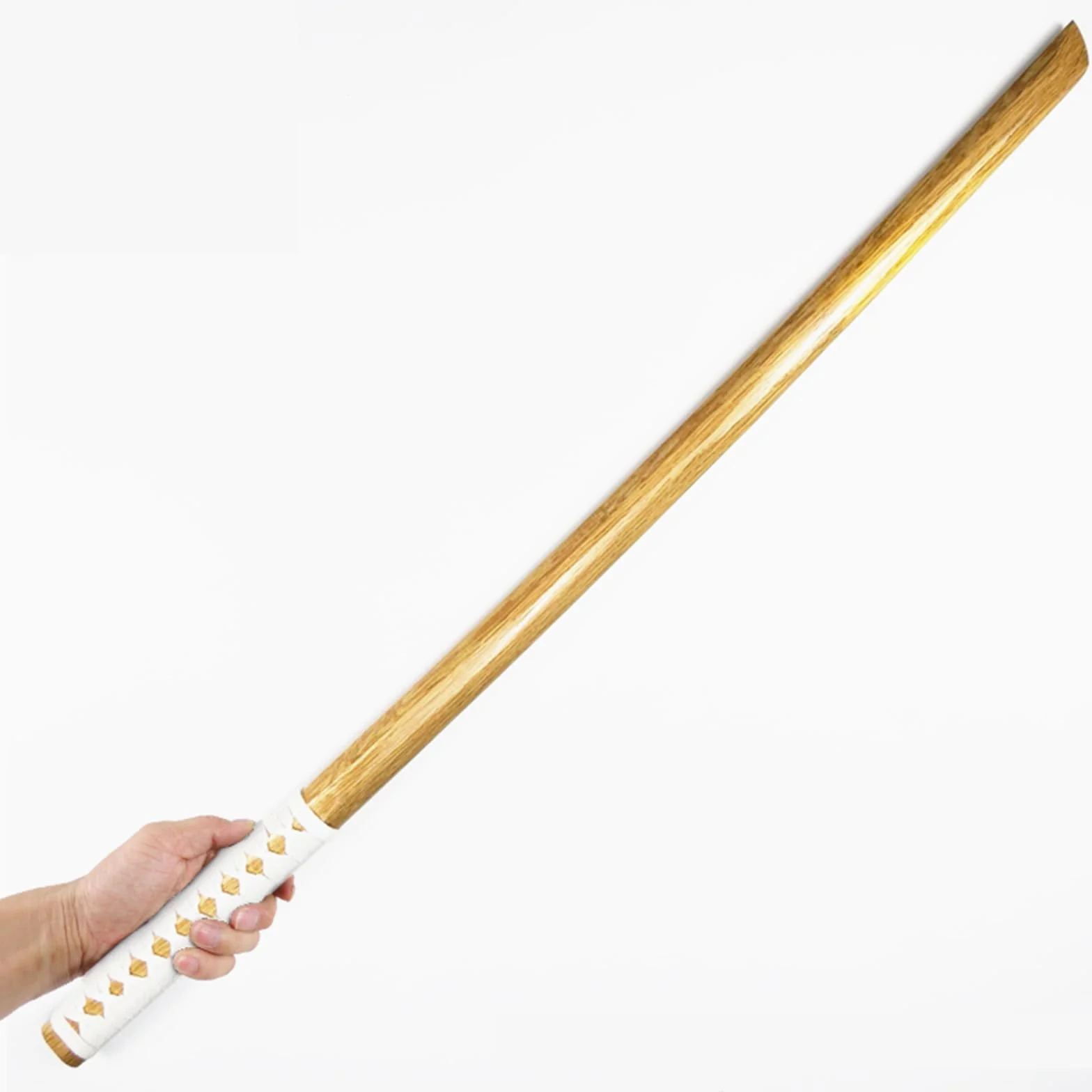 Katana de Madera Iaido 100 cm Bokken Artesanal Espada Samurái Madera Natural