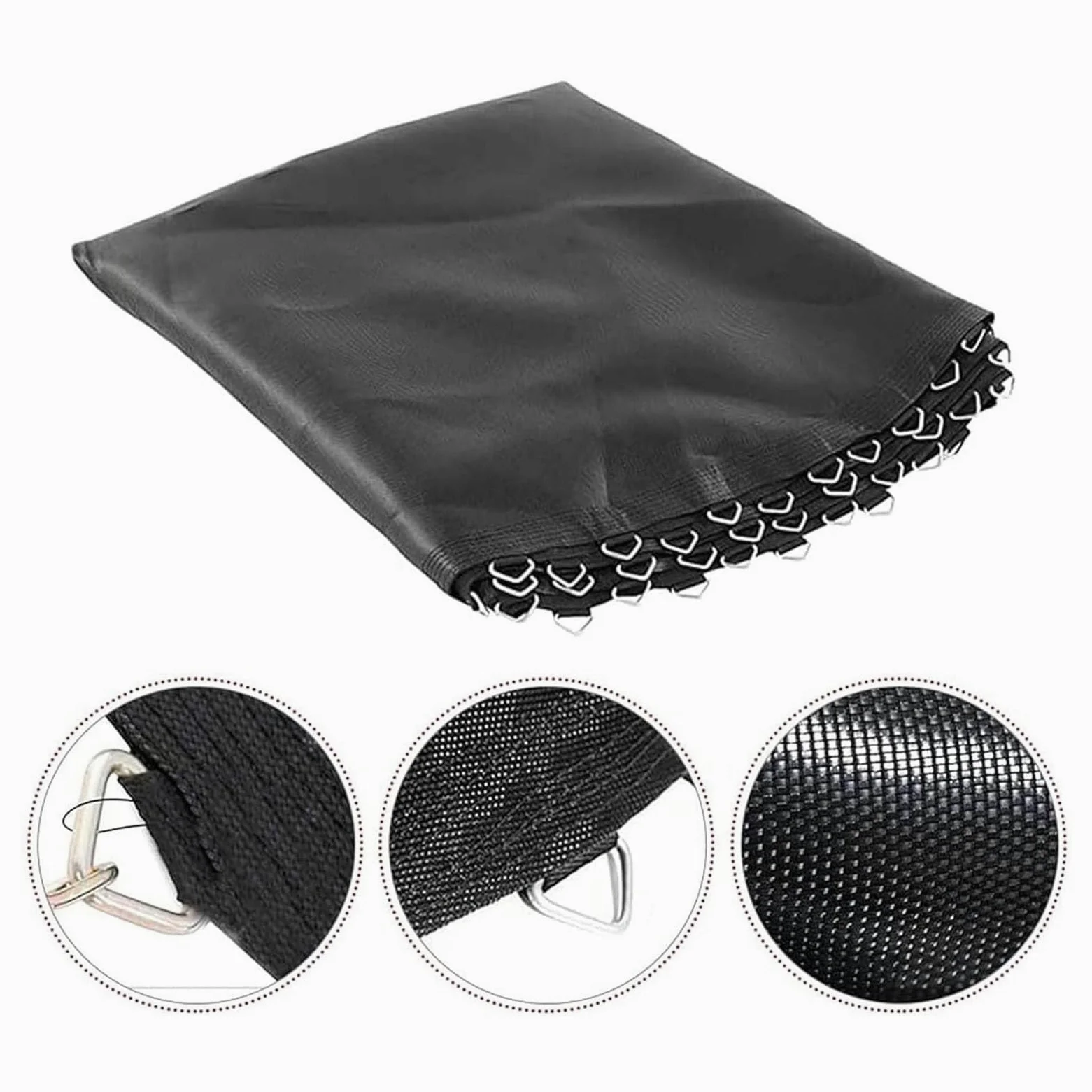 Alfombrilla de repuesto de alta elasticidad para cama elástica de polipropileno con anillo en V de 16 pies (tamaño: 183 cm)