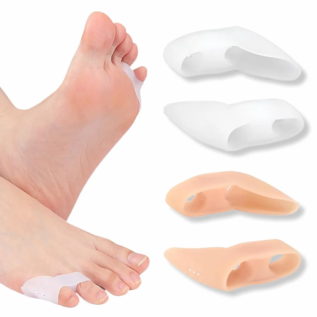 Separadores de Dedos Pequeños, Corrector de Dedos Superpuestos, Separadores de Gel para Pies, Protección y Relajación