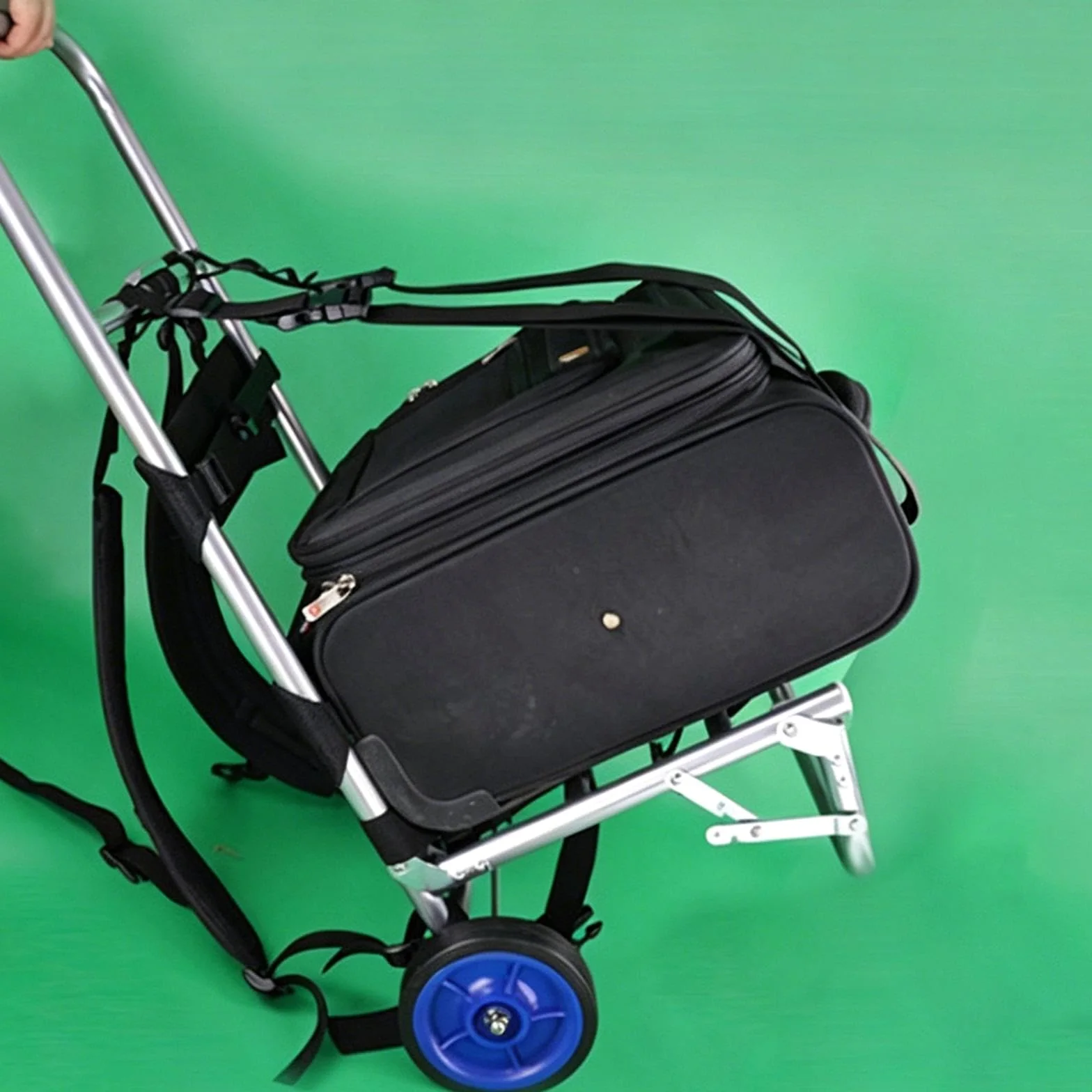 Sharplace Mochila de Gran Capacidad con Armazón de Aleación de Aluminio, Práctica, Resistente Y de Calidad, con Ruedas para Equipo Y Actividades Al Aire