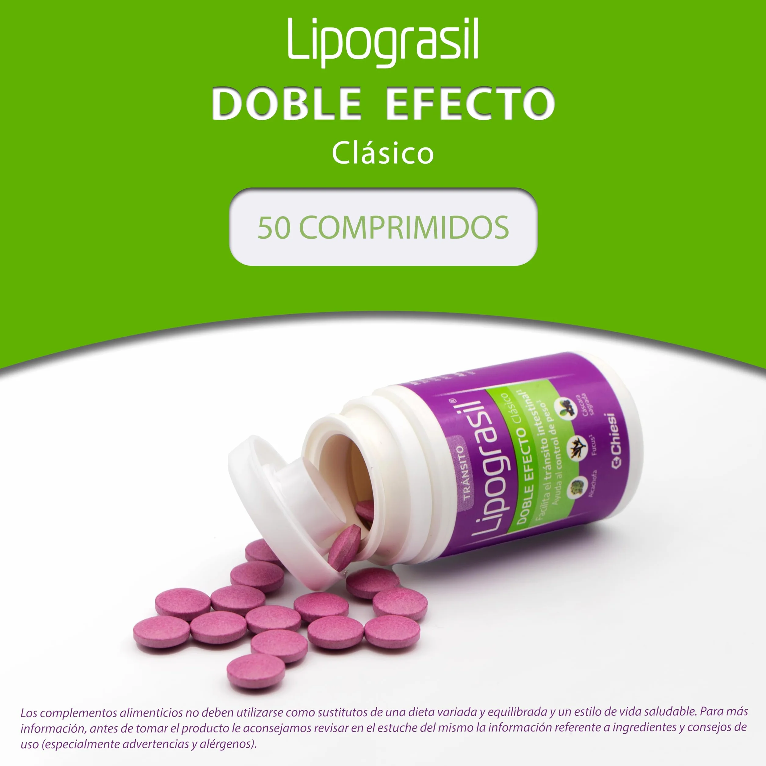 LIPOGRASIL Clásico Doble Efecto 50 Comprimidos