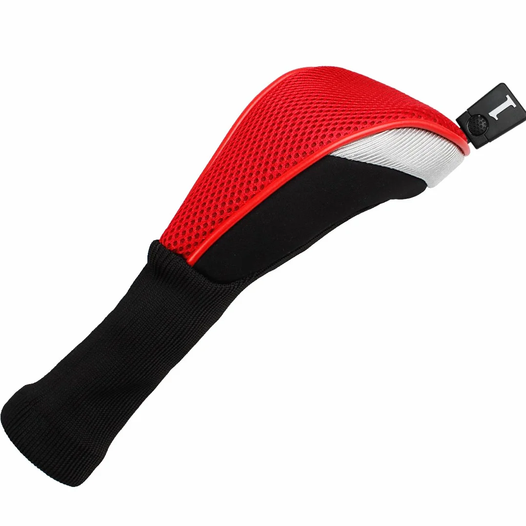 Andux Juego de 3 Fundas para Cabeza de Palo de Golf de Madera, Cuello Largo 460 CC
