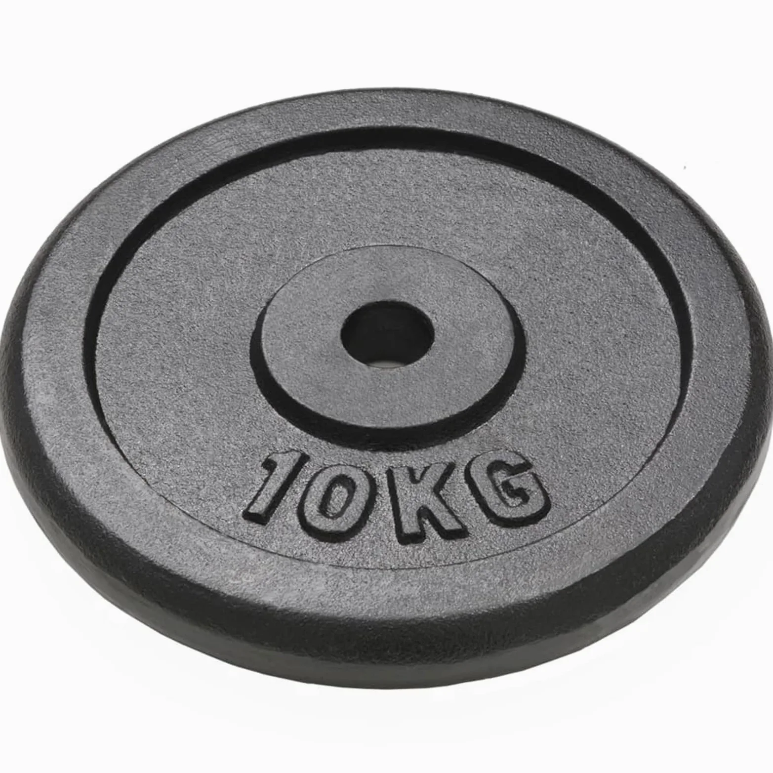 Homgoday Juego de Pesas de Hierro Fundido 2x10kg + 2x5kg, Adecuado para Barra de 30mm, Entrenamiento Muscular en Casa o Gimnasio