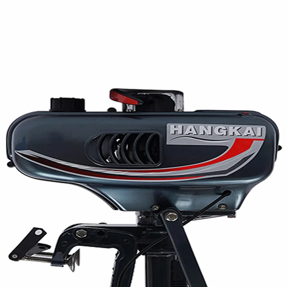 Motor fueraborda de gasolina de 2 tiempos, motor fueraborda con refrigeración por agua de 3,5 HP y CDI Heavy Duty inflable barco de pesca, motor fueraborda para barco Dinghy