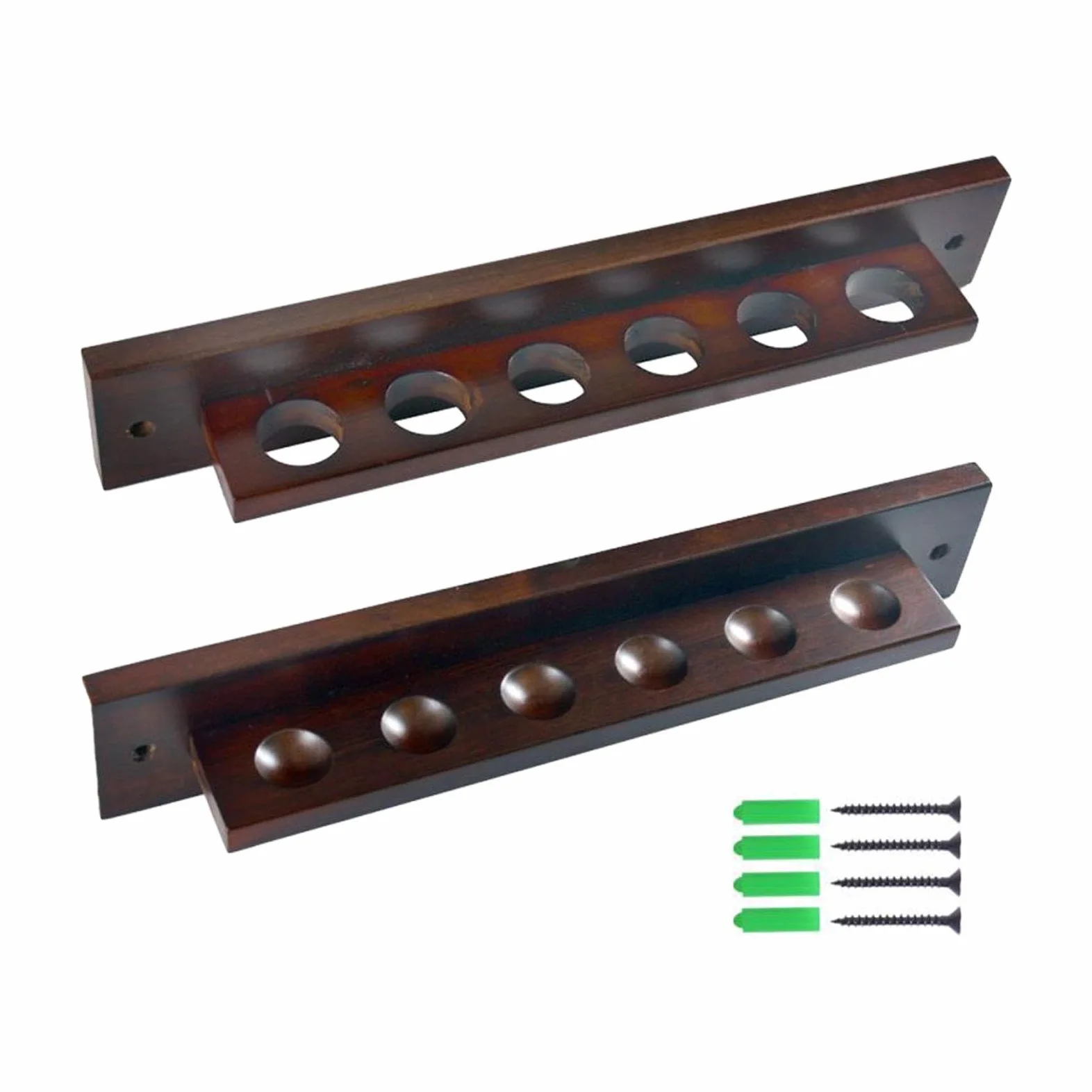 Rockible Soporte para Tacos de Billar de Pared para 6 Tacos