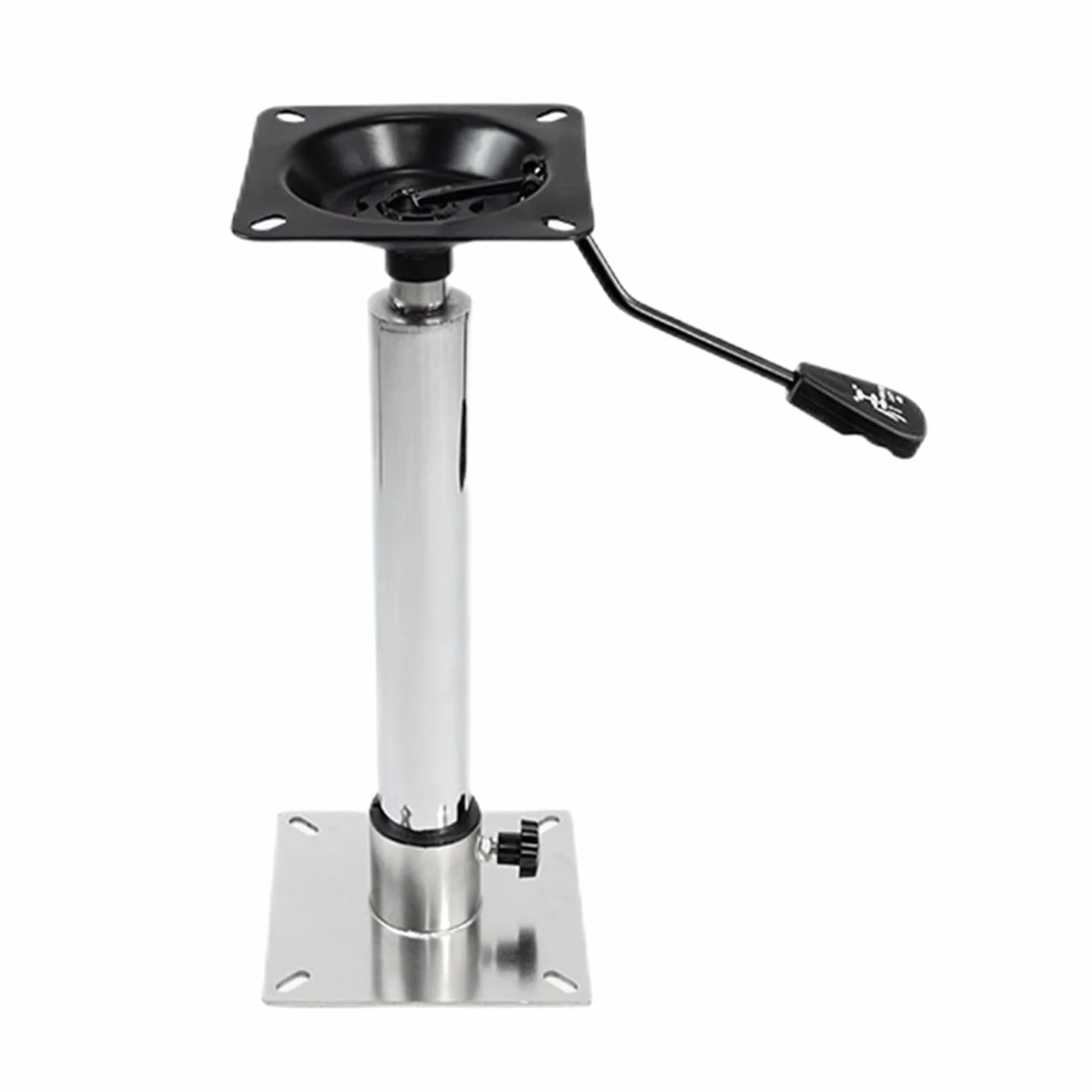 Pedestal Ajustable Asiento Base Giratoria Para Asiento, Soporte Pedestal | Soporte Giratorio Para Asiento Náutico Resistente Sillas Marinas Pesca Yates Pontones Deportes Acuáticos Y Recreo