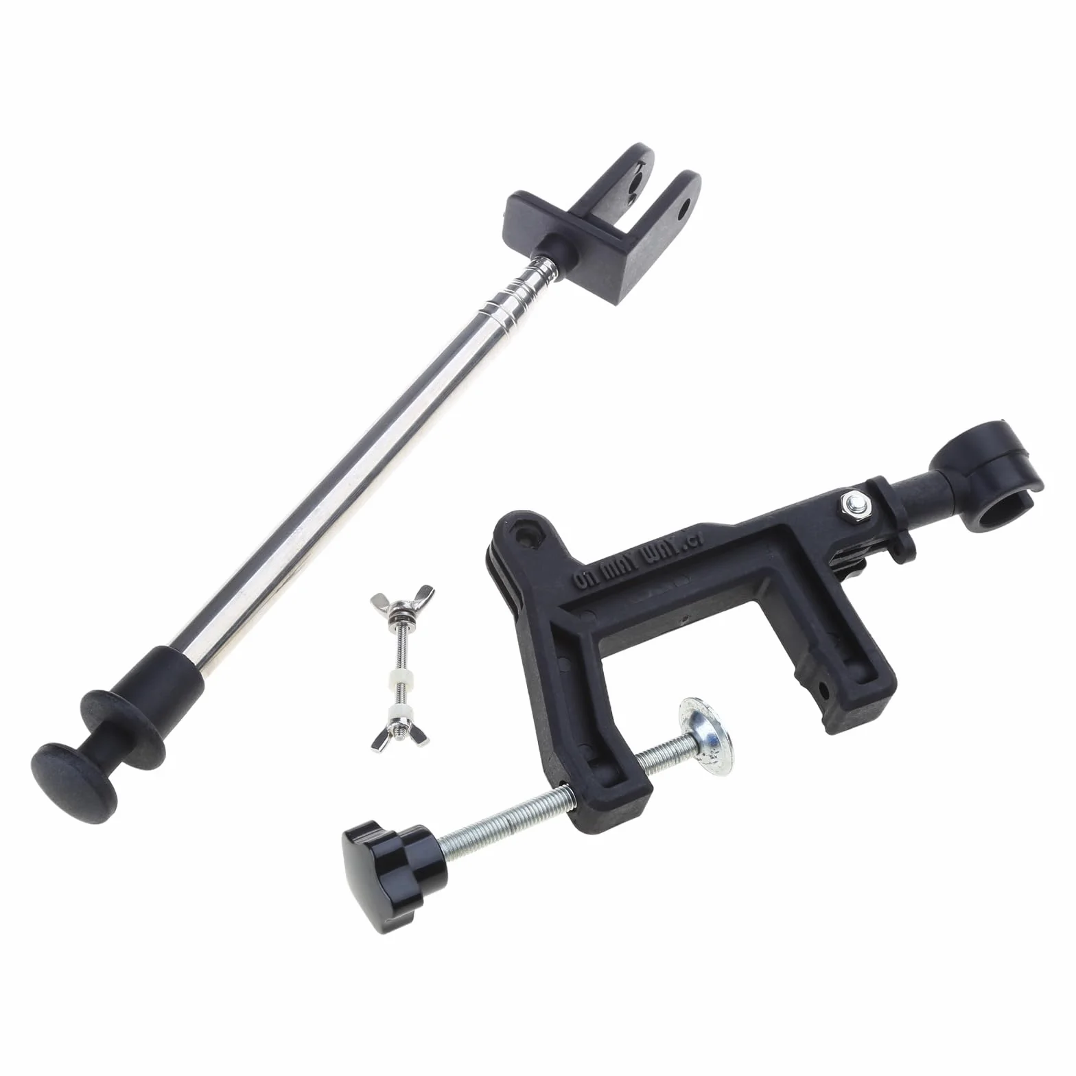 Soporte de transductor ajustable para buscador de pesca, soporte telescópico para equipo de pesca