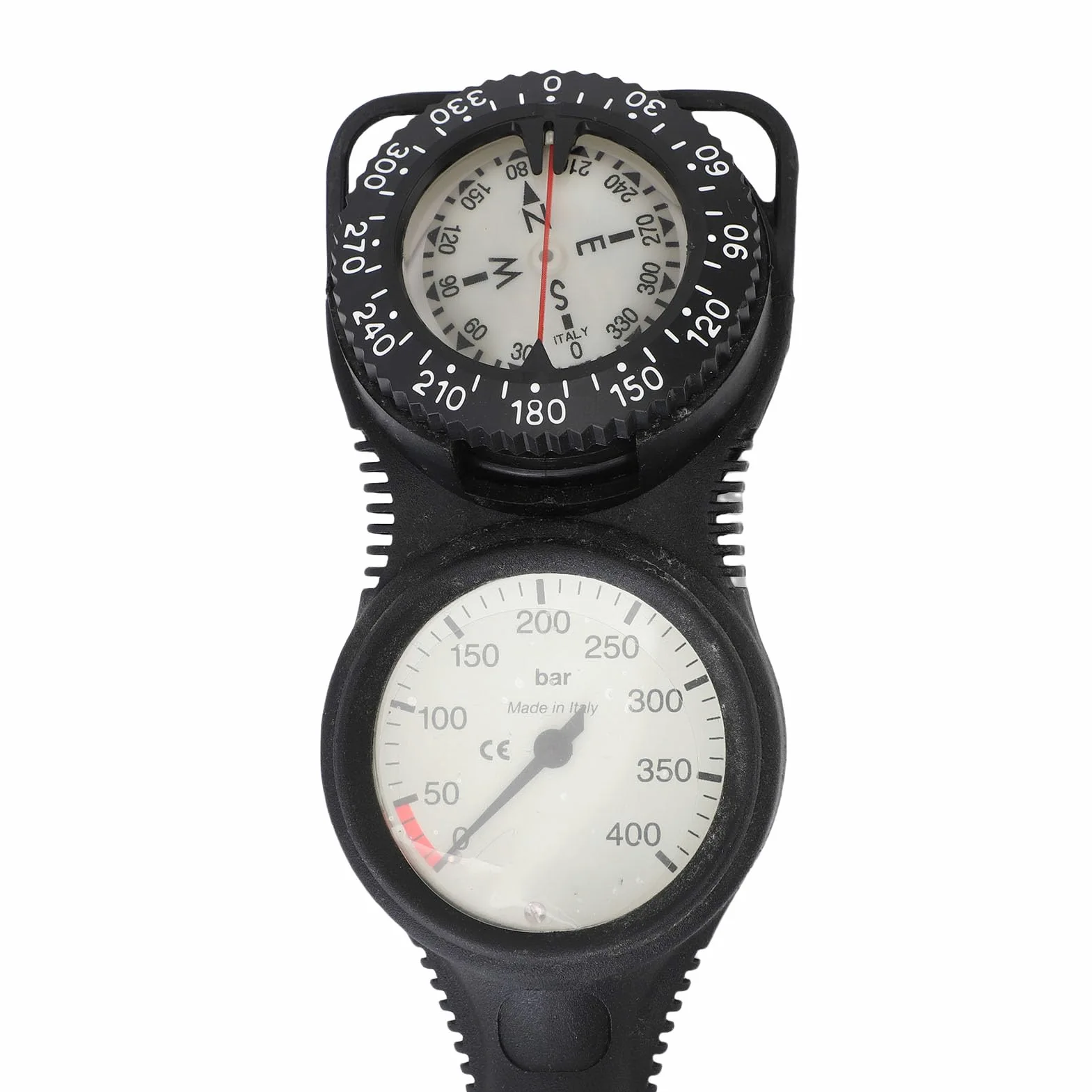 Yctze Combo de Medidor de Presión de Buceo con Pantalla clara: Instrumento de Unidades Múltiples Monitoreo de Presión y Profundidad Subacuática, Suministros Livianos y de Buceo Recreativos