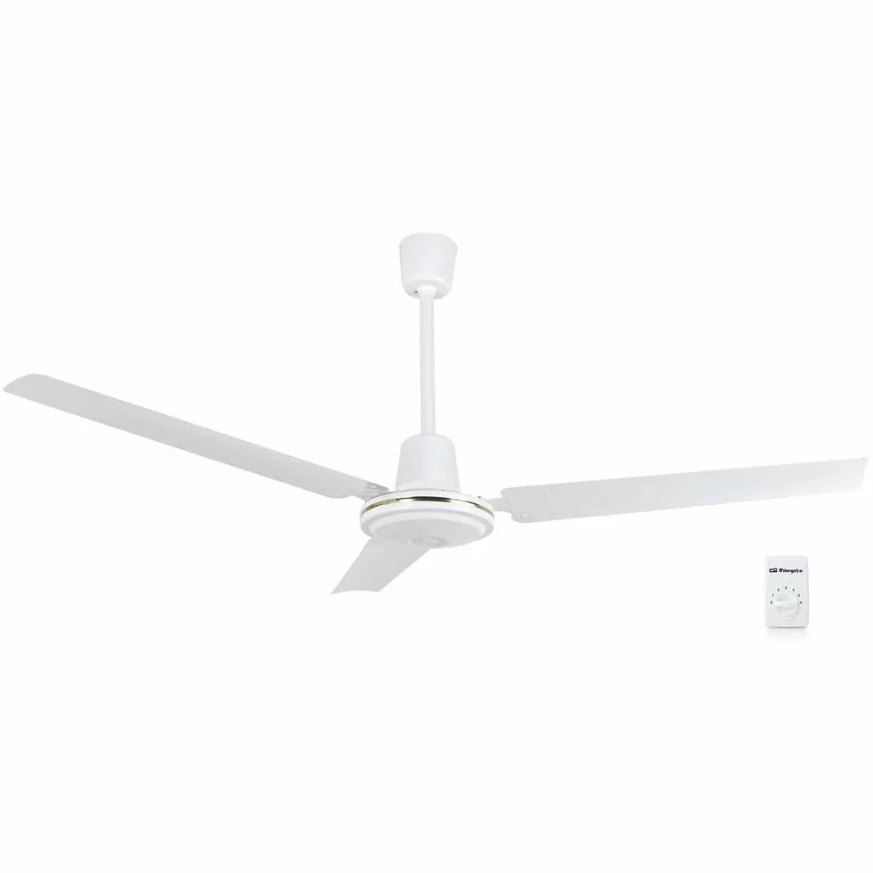 Orbegozo CF 86140 Ventilador de techo 140 cm 70 W 5 velocidades mando de pared blanco