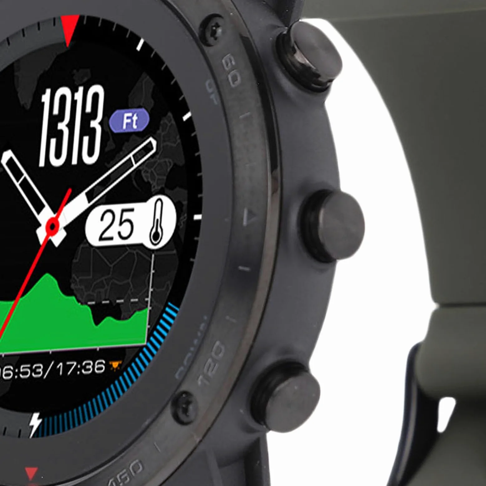 Reloj Inteligente Redondo con Pantalla de 1,3 Pulgadas para Deportes Al Aire y Actividades de Buceo Aleación Ligera de Ti