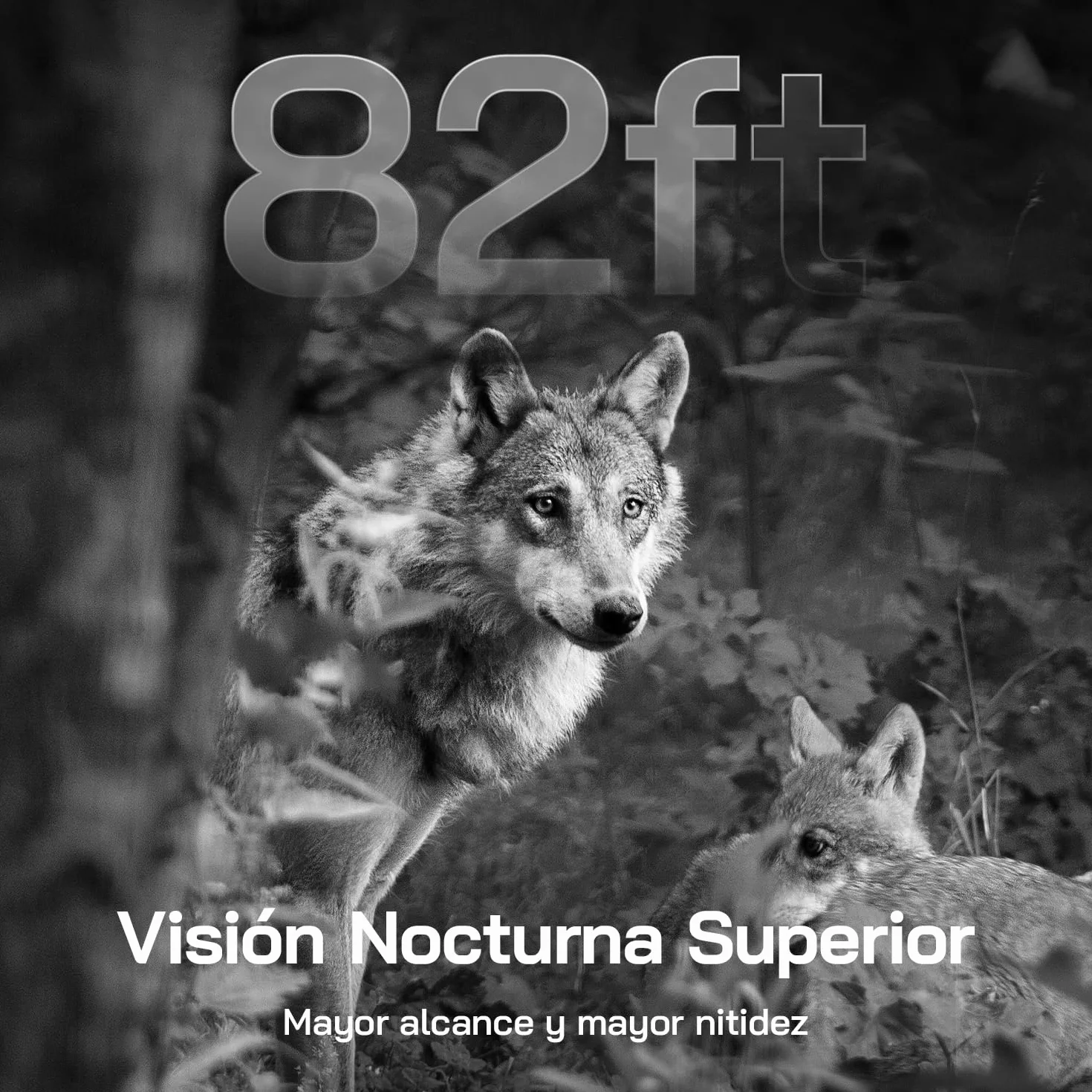 WOLFANG Cámara de Caza Solar, 4G LTE Camara Fototrampeo 2.5K con Detección PIR Nocturna por Infrarrojos Invisible, Alerta, Audio Bidireccional, IP66 para Vida Silvestre y Monitoreo de Seguridad, negro