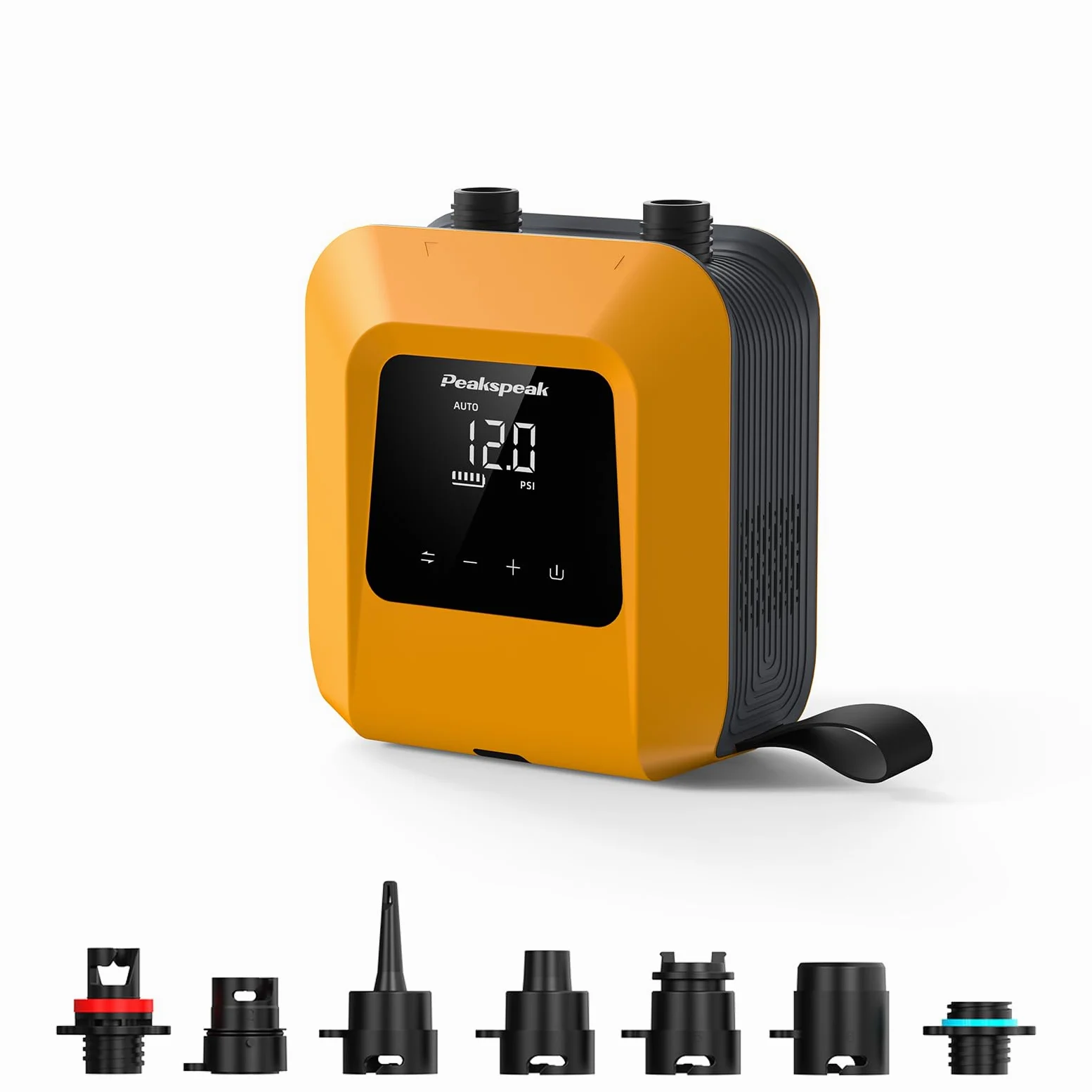 Peakspeak 20PSI Bomba Eléctrica Sup con Batería Recargable - Recargable, Inflado/Desinflado Inteligente, Apagado Automático para Tablas Sup, Kayak, ala, Cometa, Tienda, Colchoneta