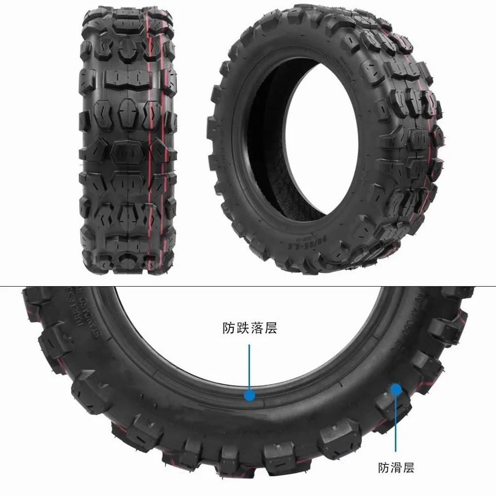 Ruedas Macizas Neumático de vacío todoterreno de 11 pulgadas for patinete eléctrico 90/65-6.5
