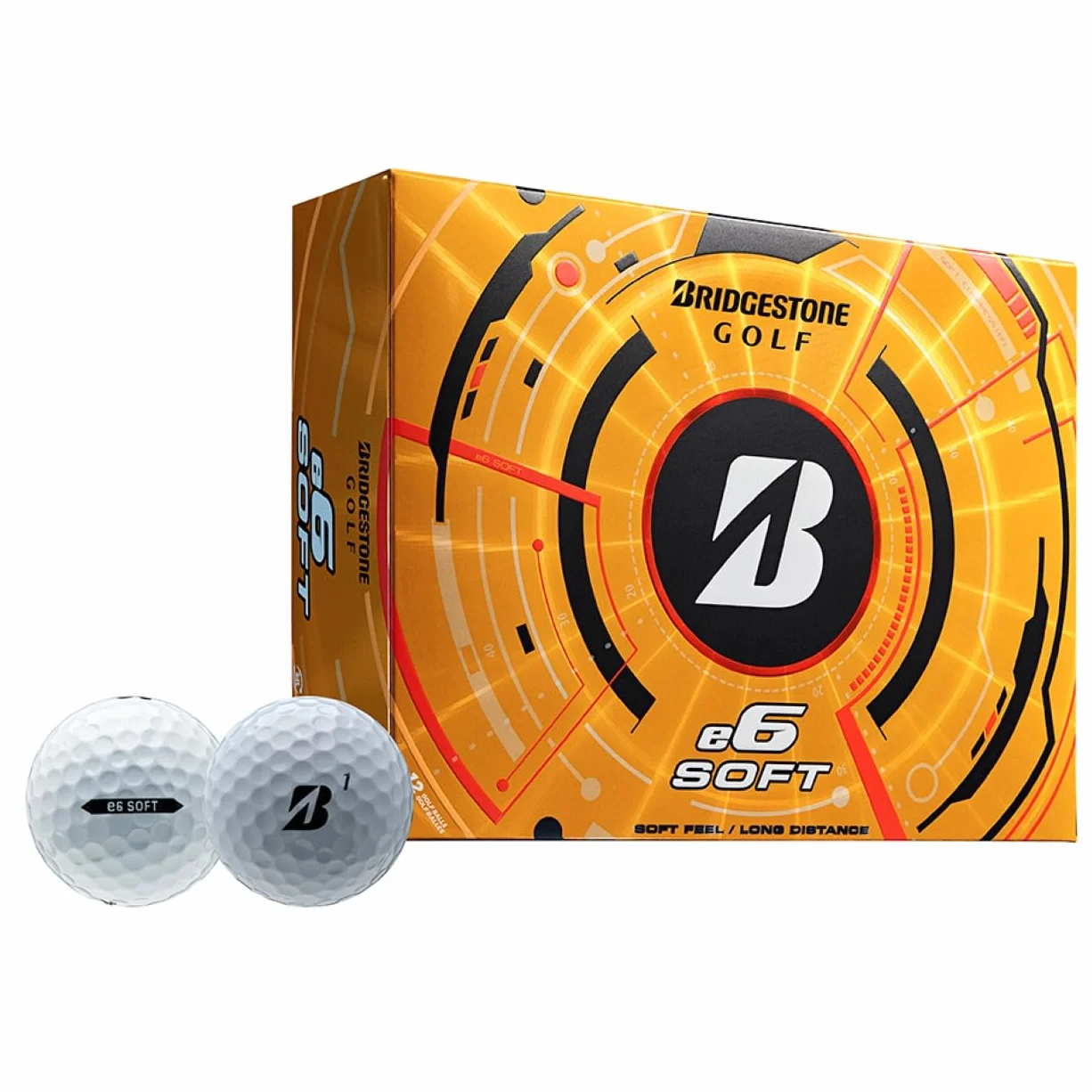 Bridgestone 2023 e6 - Pelota de Golf Blanca, docena